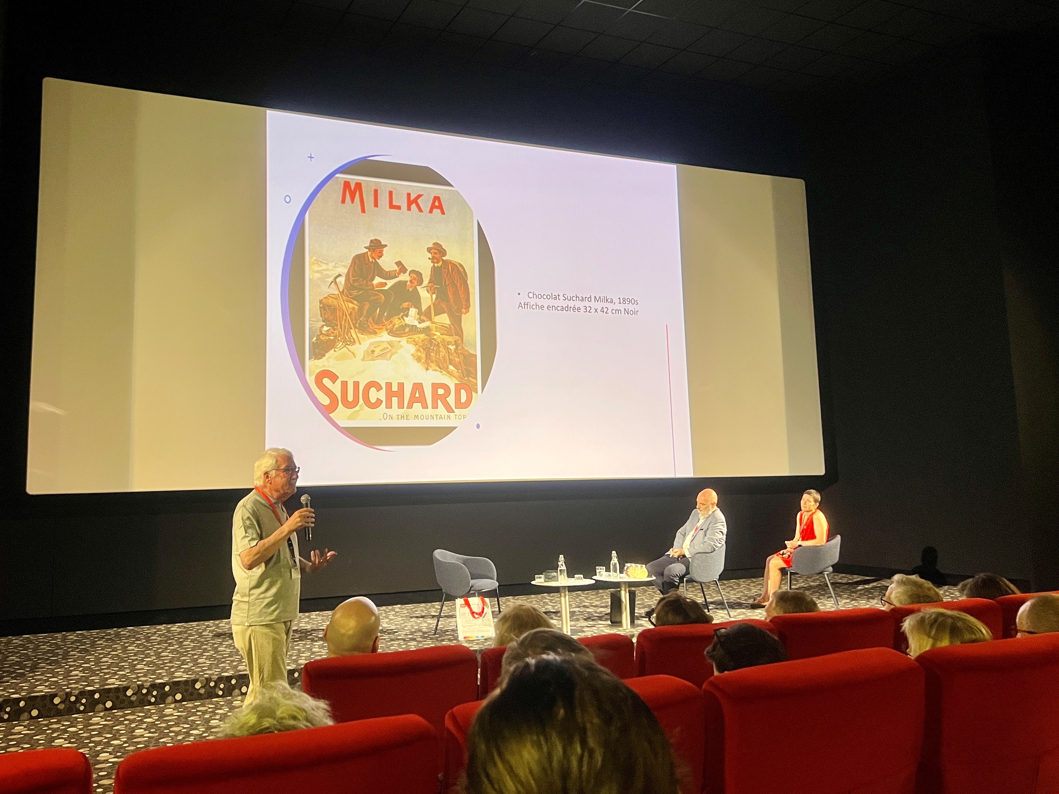 présentation dans un cinéma