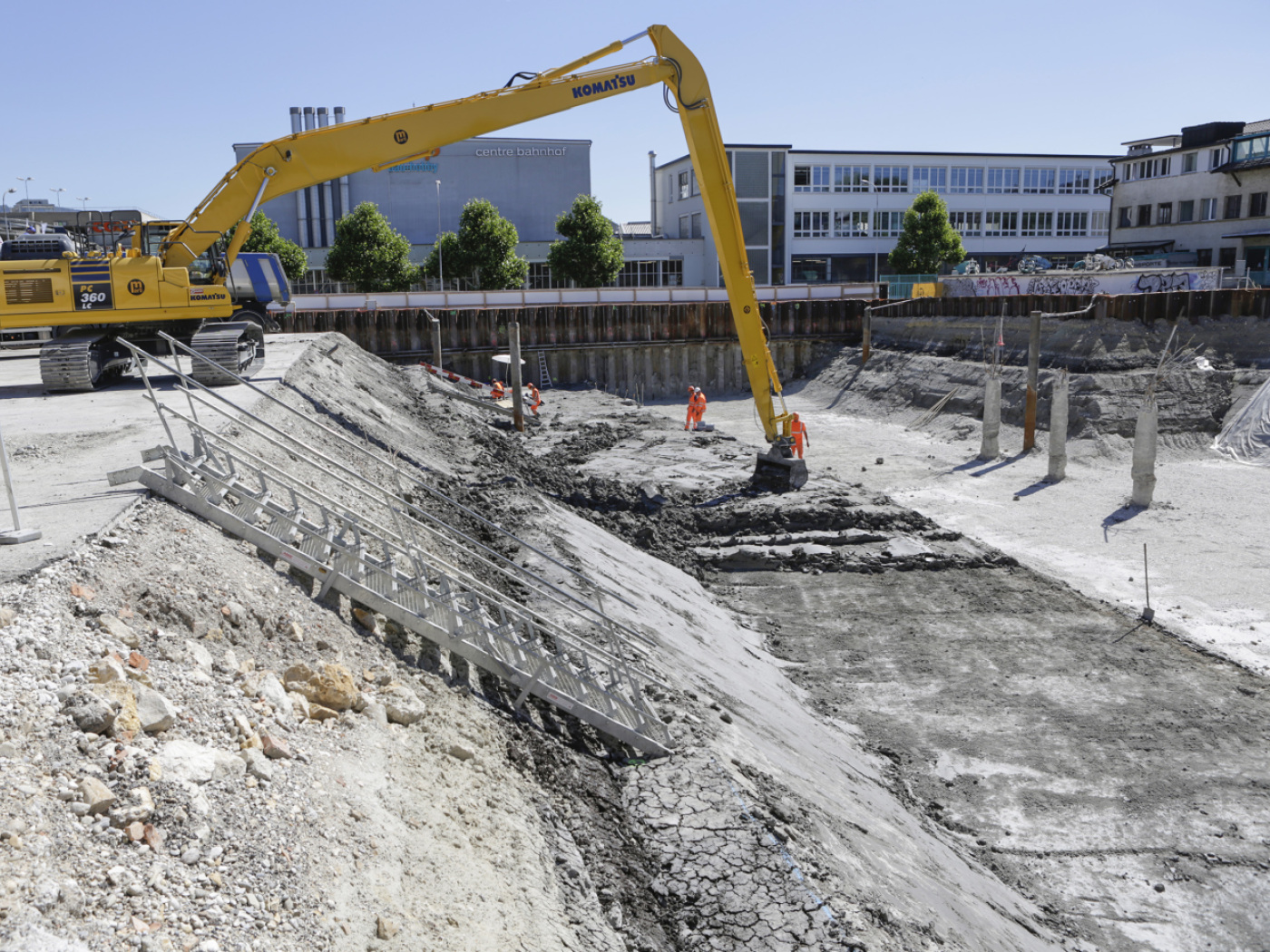 Neolithic village in Biel fell victim to a storm