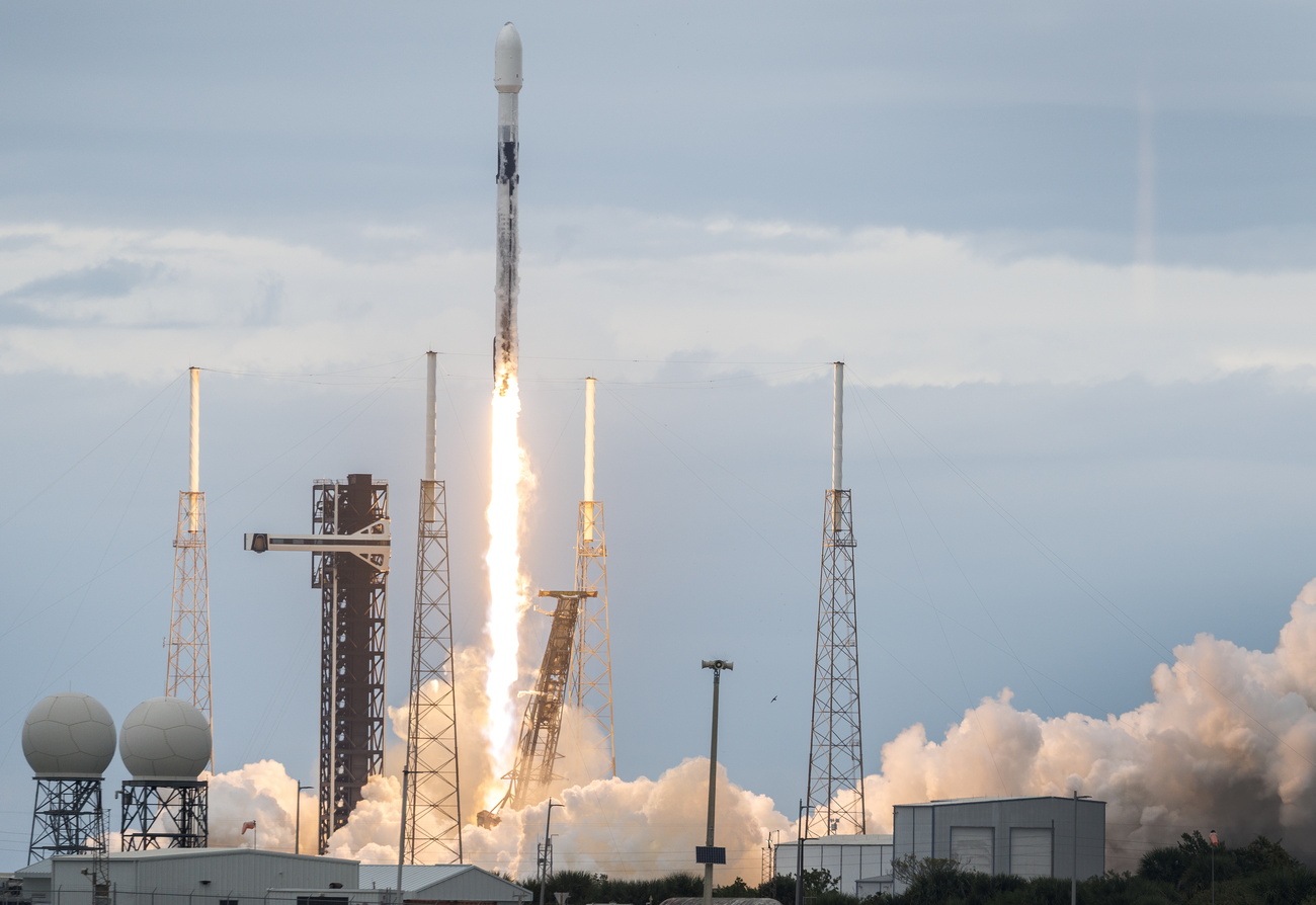 The NROL-77 mission lifts off on a SpaceX Falcon 9 rocket from the Launch Complex 40 at Cape Canaveral Space Force Station in Cape Canaveral, Florida, USA, December 2025