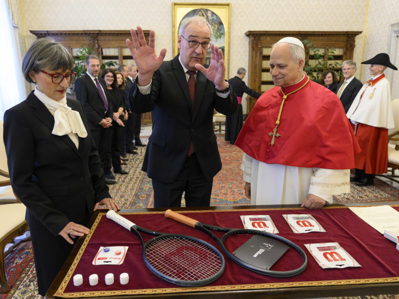 Guy Parmelin meets Pope Leo XIV