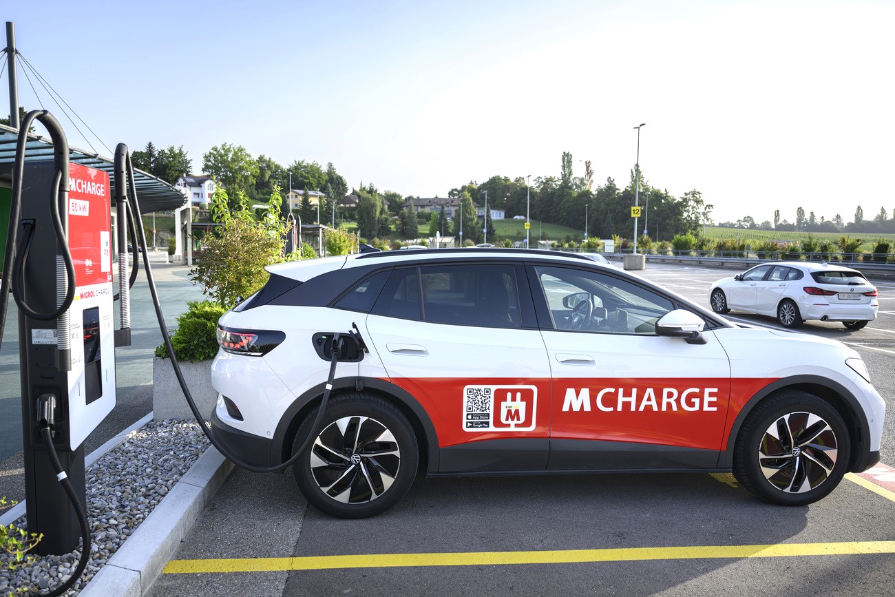 Elektroauto beim Laden