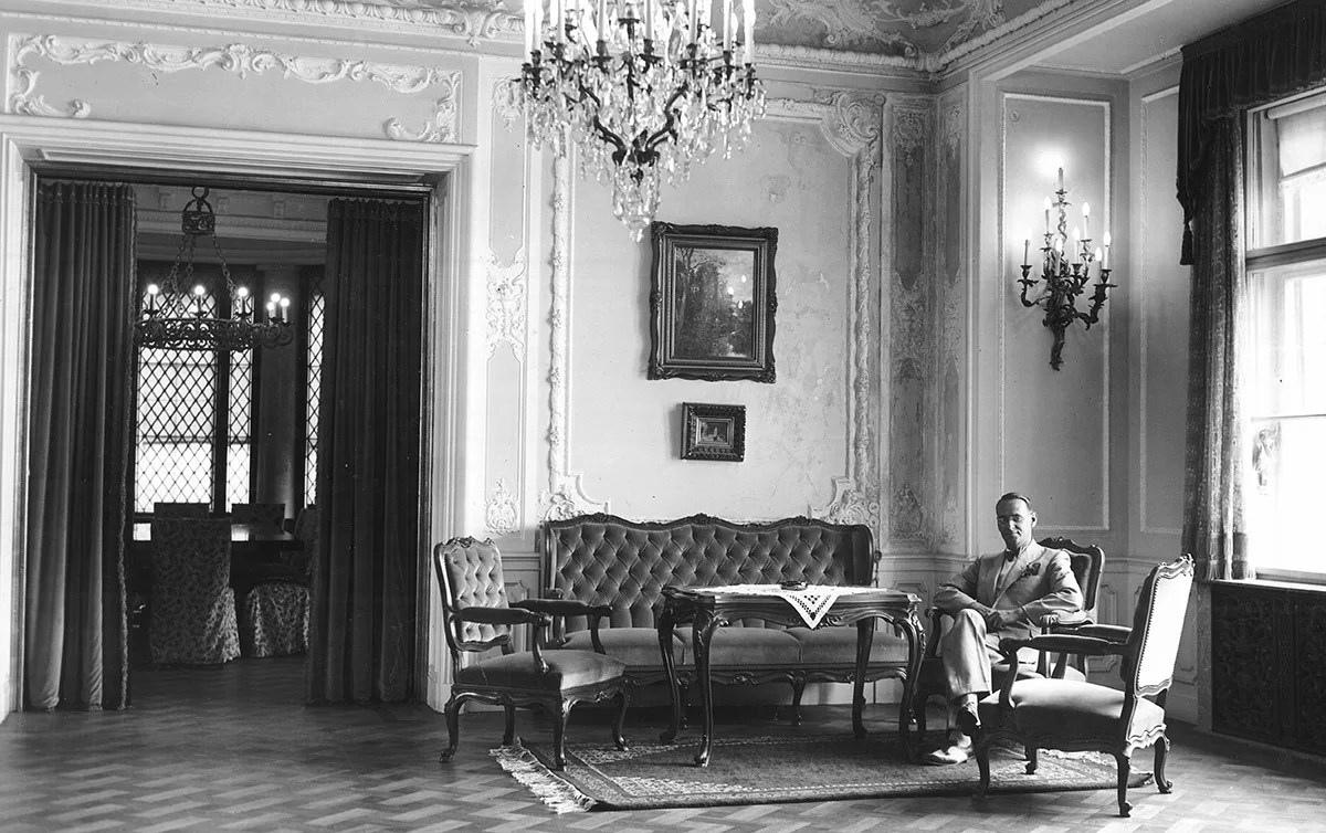 Porträt von Carl Lutz in Budapest, 1943.