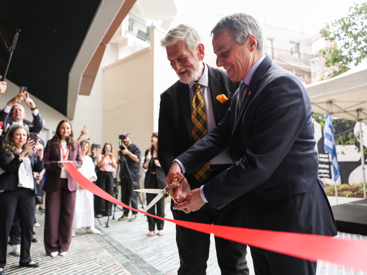 Ignazio Cassis inaugurates new Swiss embassy in Athens