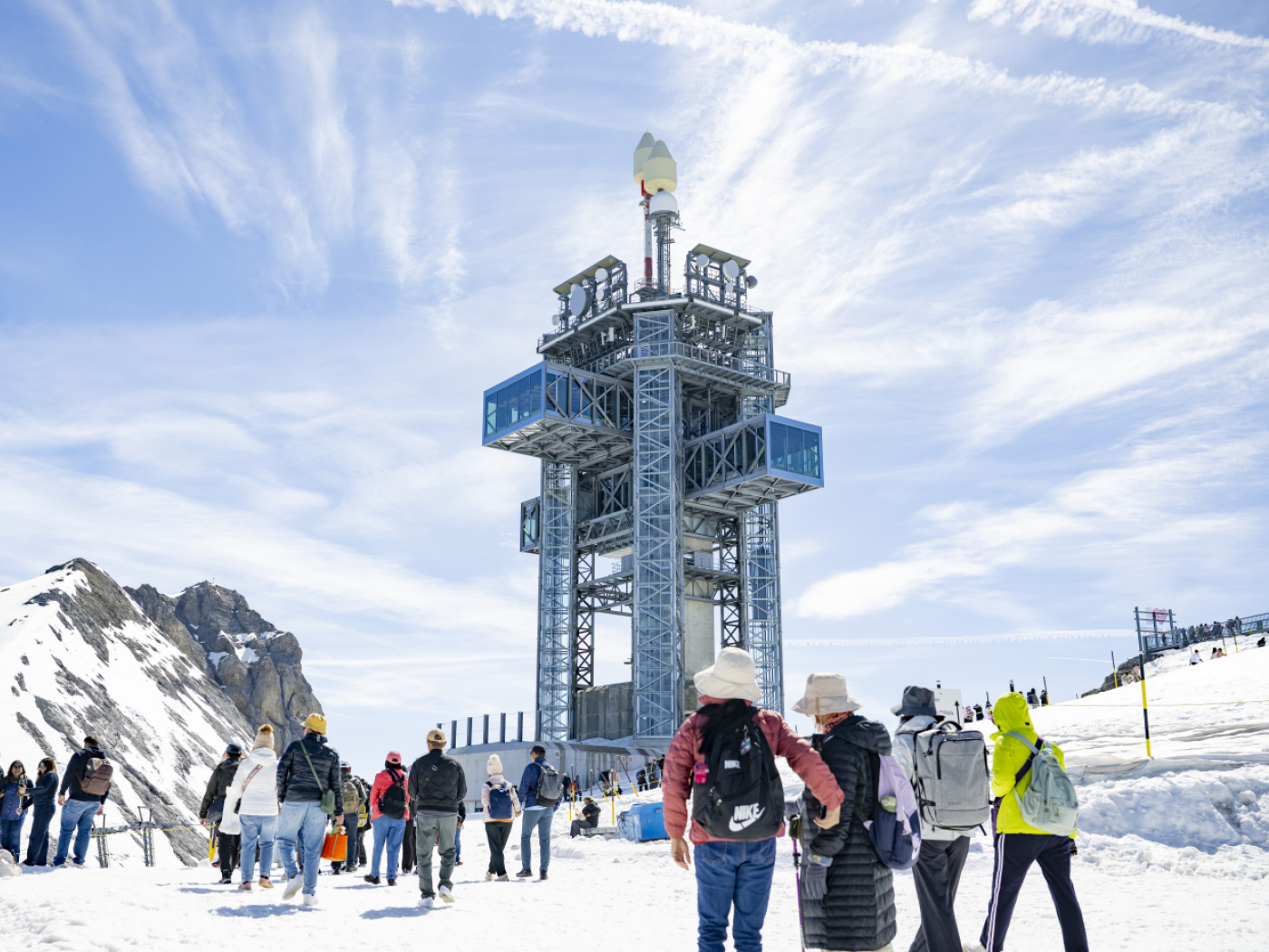 tower in ski resort