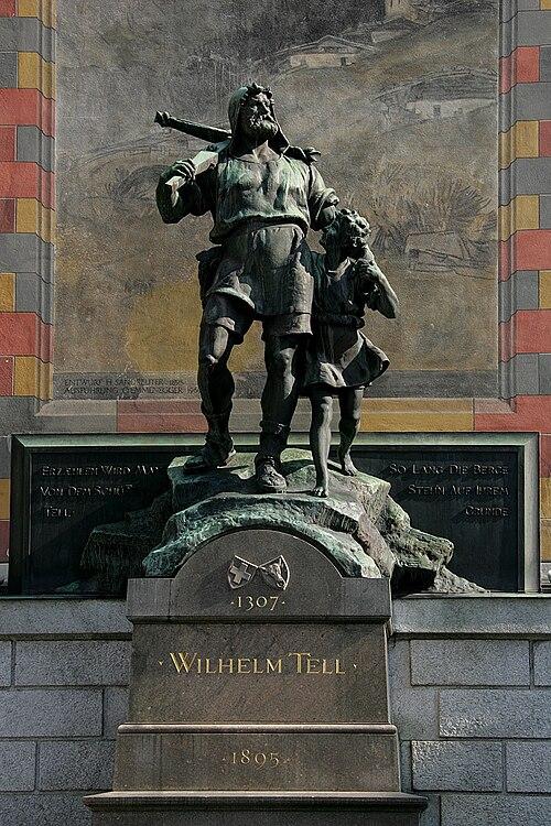 Willhelm-Tell-Denkmal in Altdorf