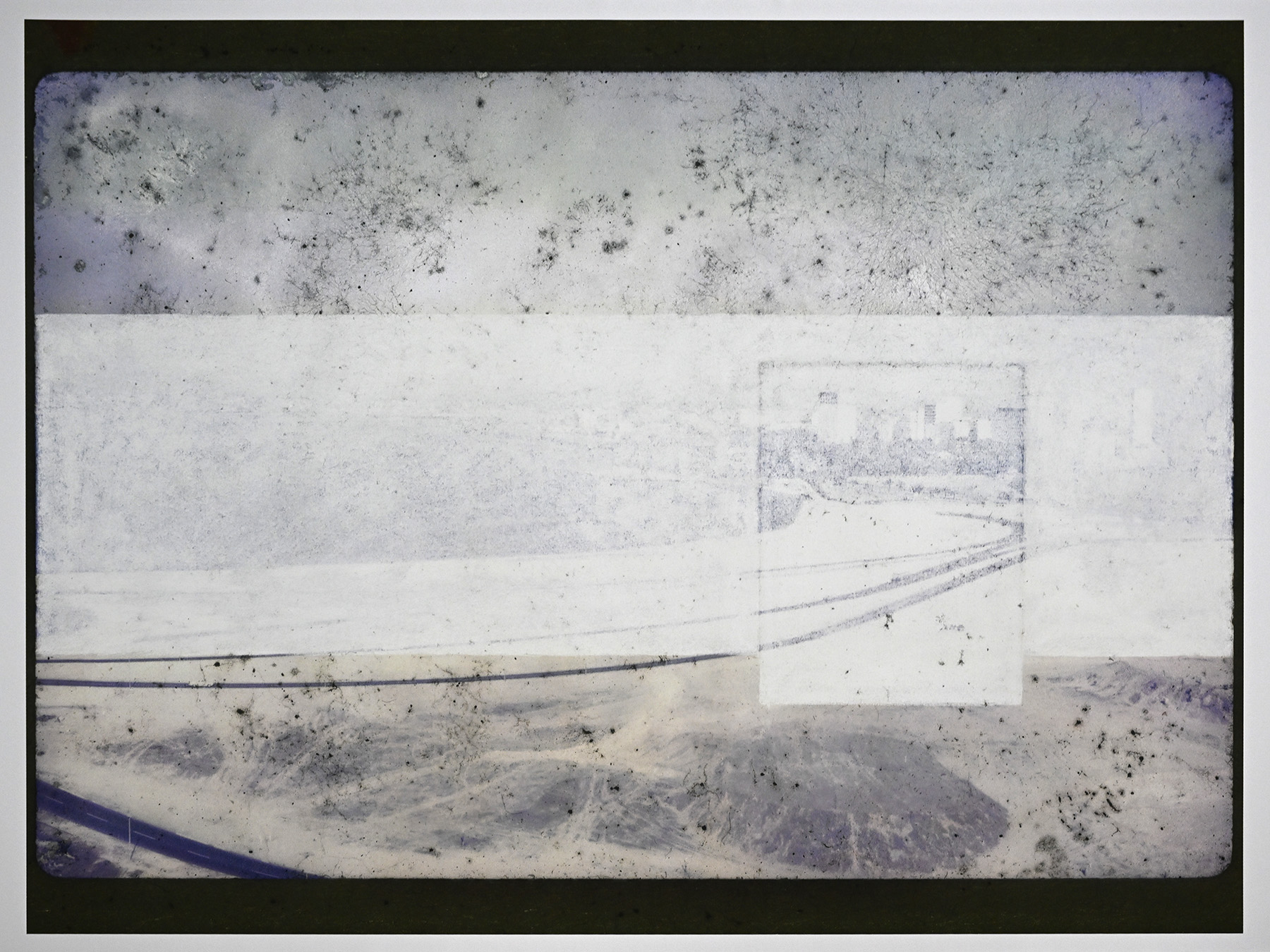 From Yeo Workshop (Singapore - a veteran gallery at Liste) "Sanded Perth" (2025) by Wei Leng Tay.