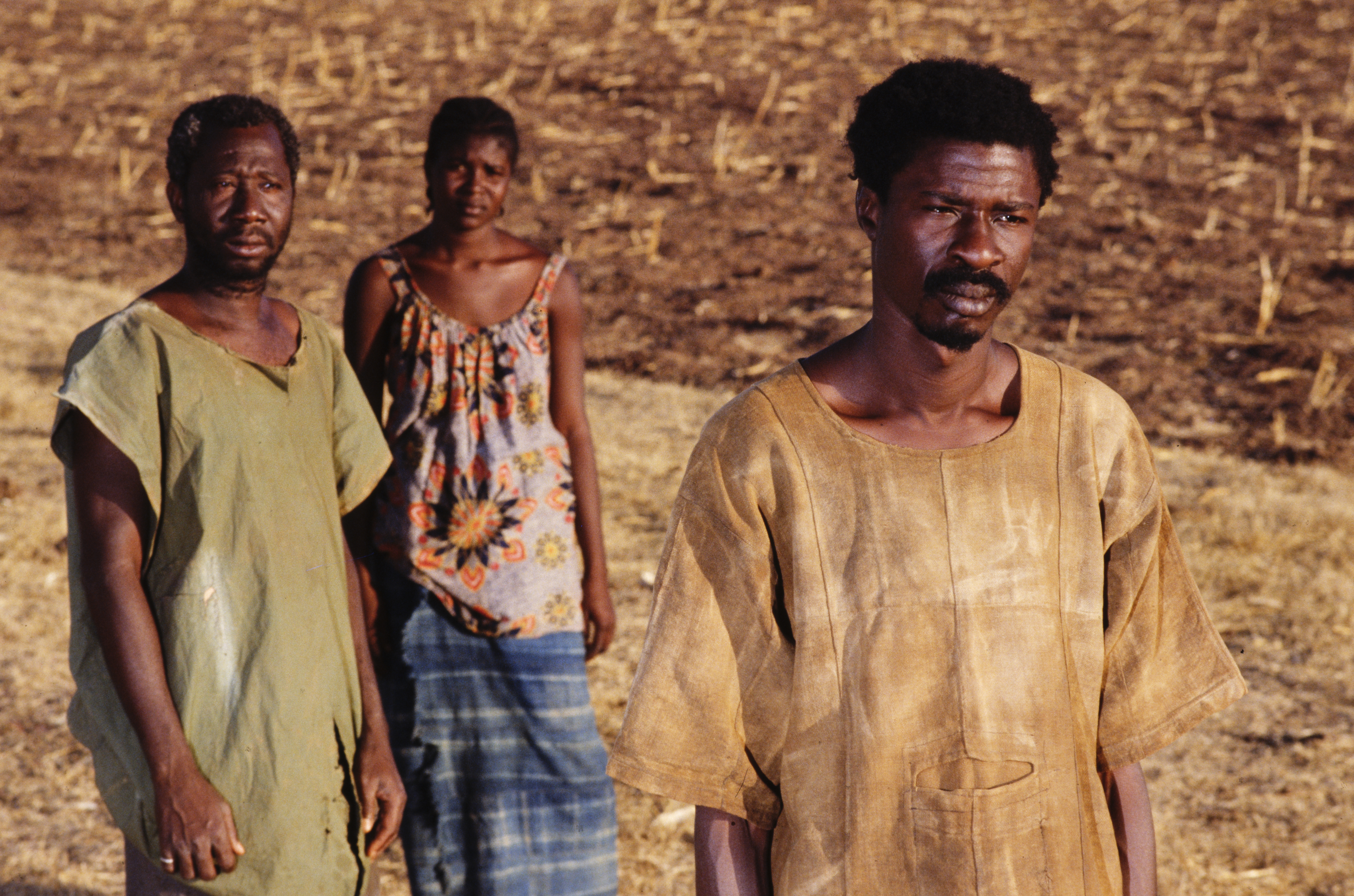 Saga's (in a scene of 'Tilaï', front) plight is no Greek tragedy, as some Western critics said at the time. "It is simply a human tragedy. It is universal and eternal," responded the director.