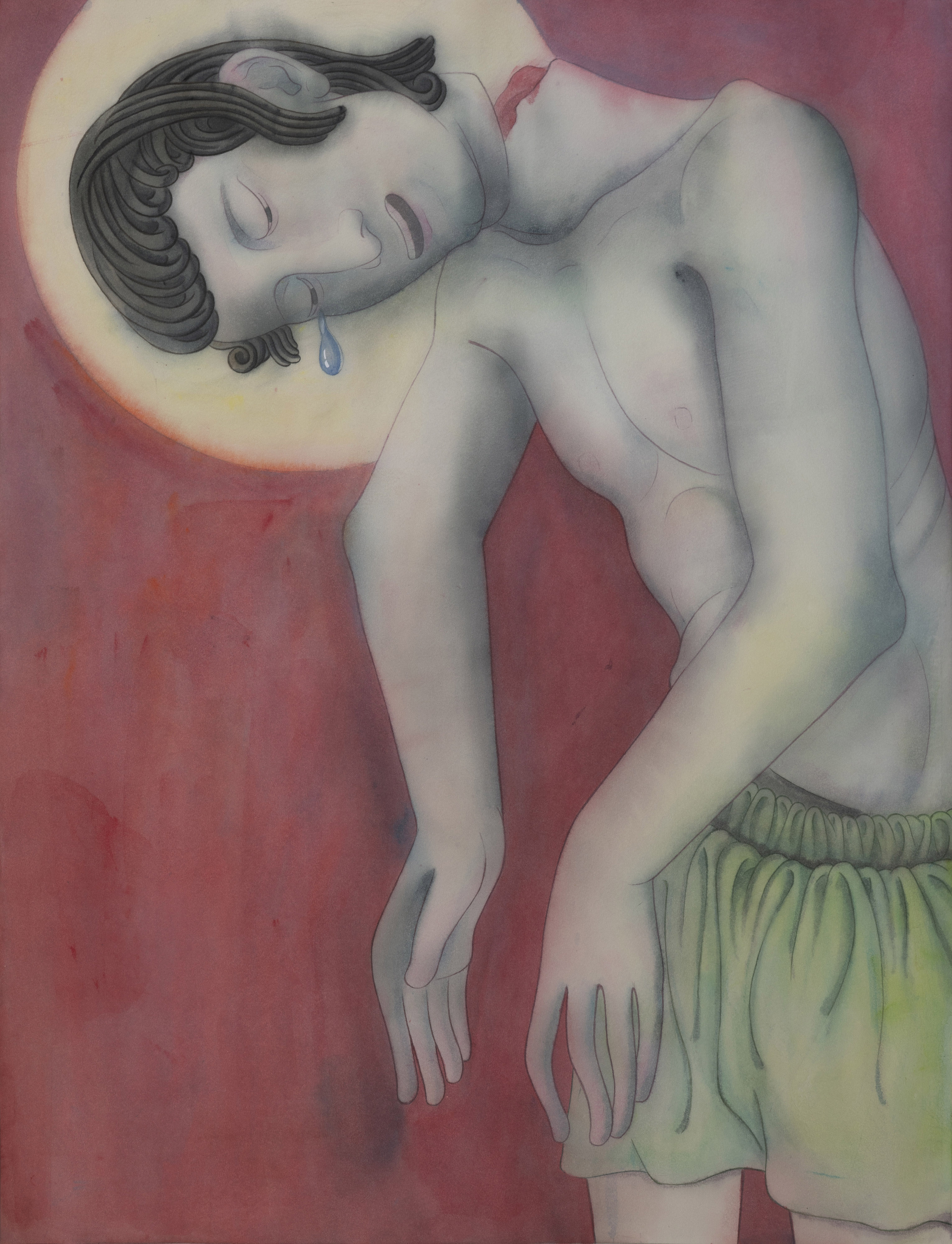 From China, gallery Hua International (Beijing/Berlin) brings "The Eyes Serve as the Wellspring of Tears" (2022), by Shi Yi.