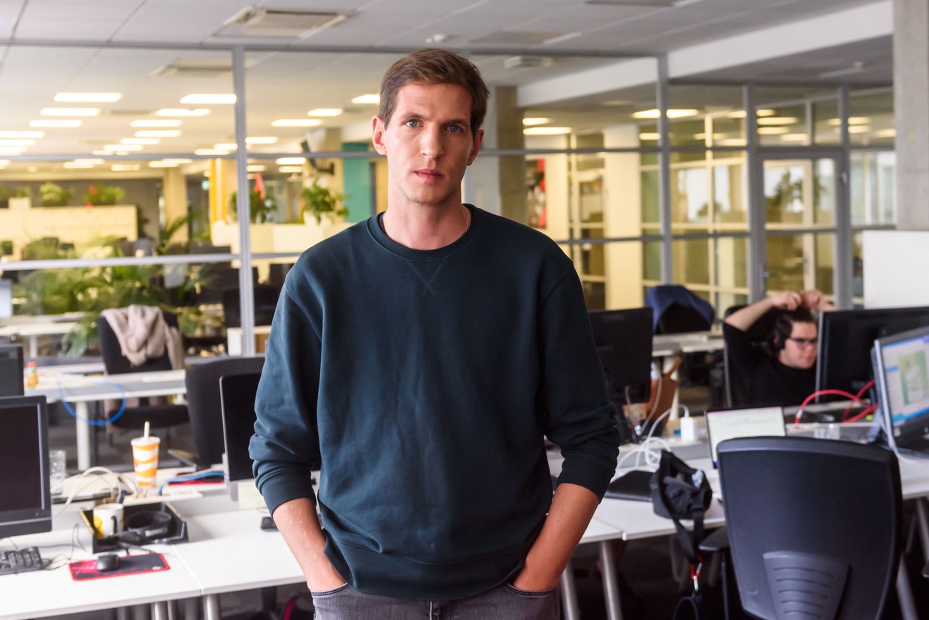 Tikhon Dzyadko, editor in chief of independent Russian channel TV Rain (TV channel Dozhd).