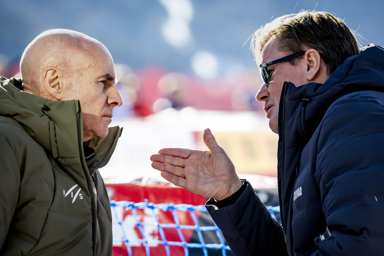 Secondo diversi media, non correva buon sangue tra il CEO della FIS Urs Lehmann (a destra) e il suo presidente, Johan Eliasch.