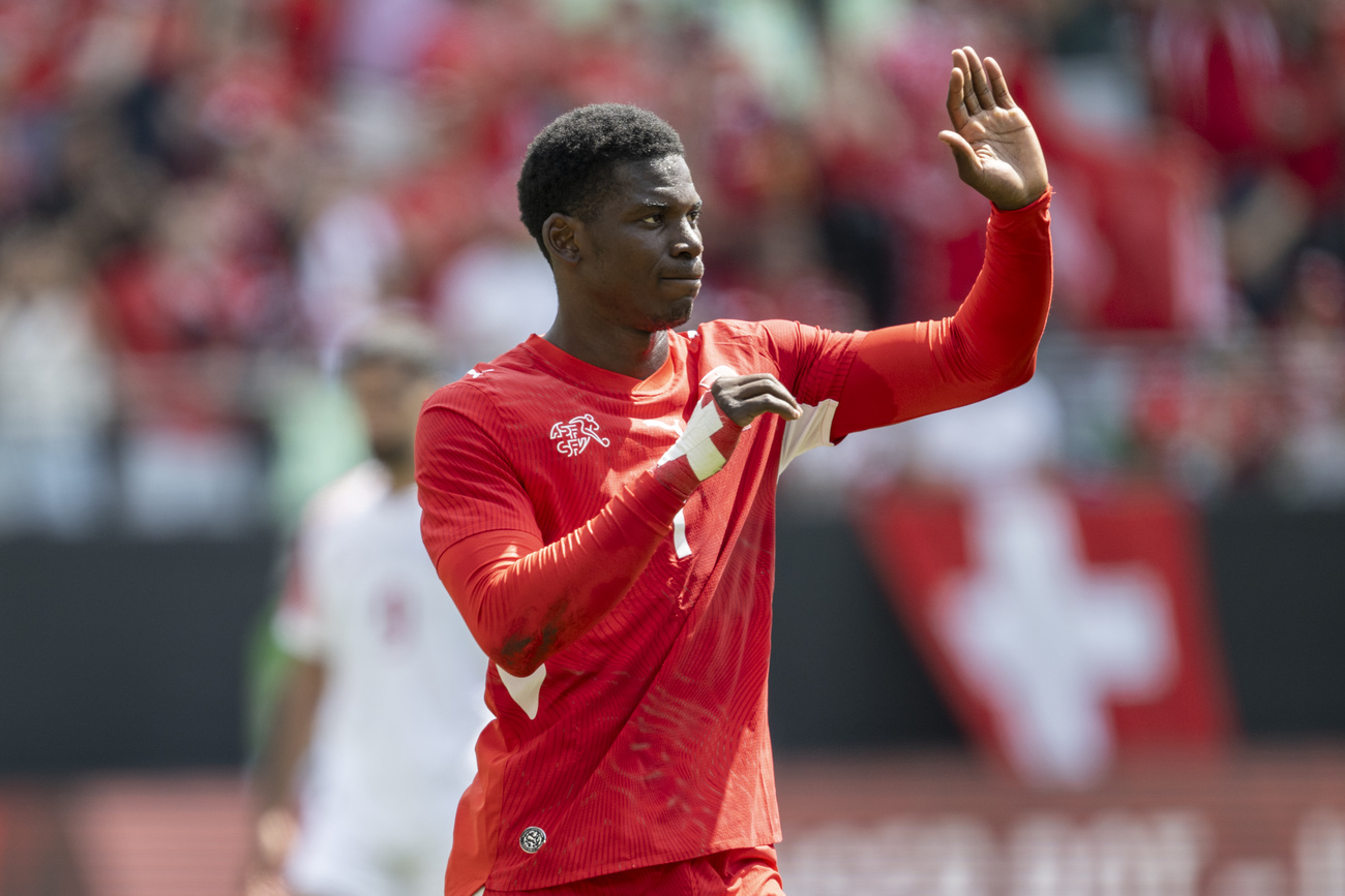 Photo of Swiss footballer.