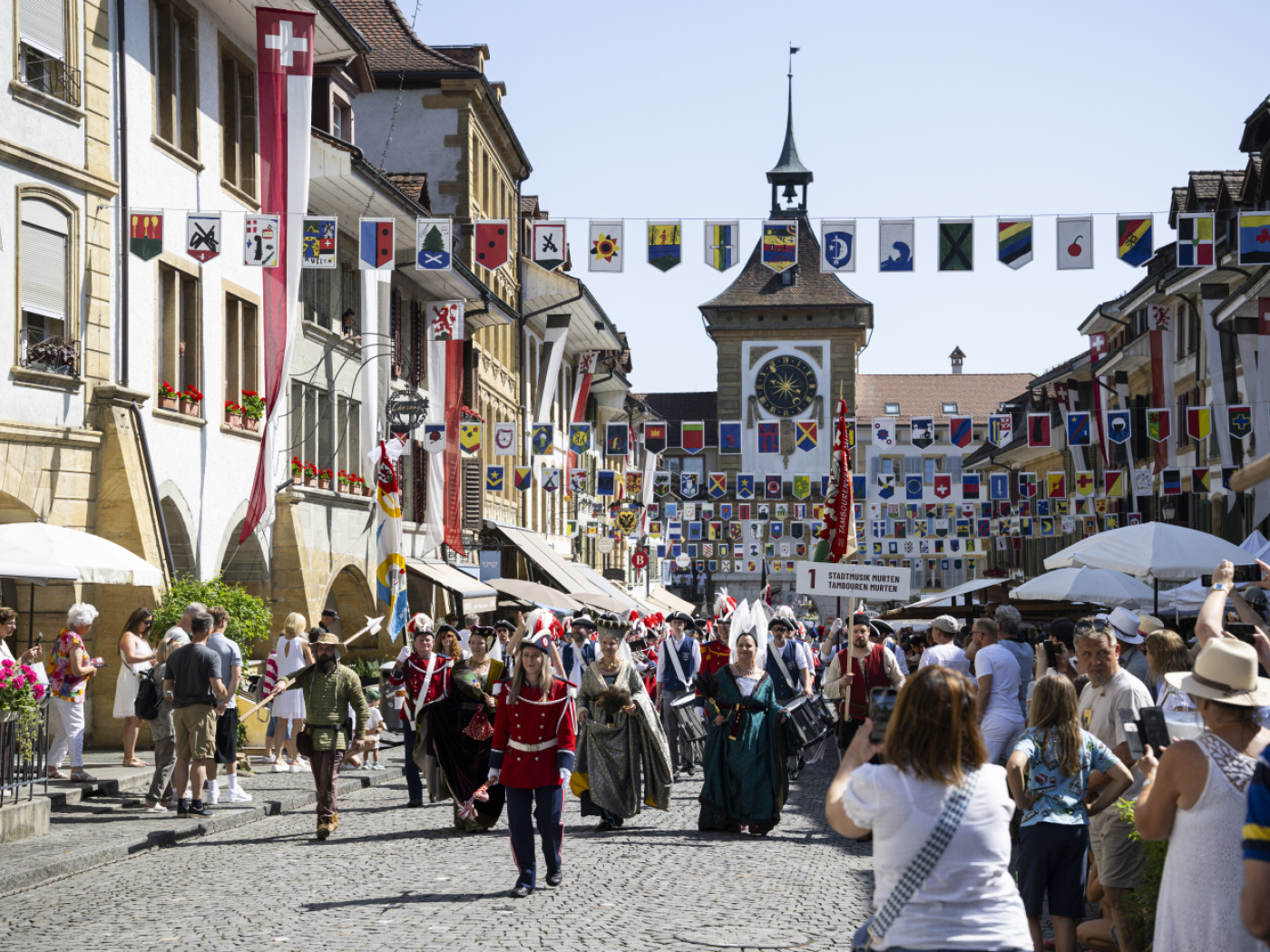 5,000 people attend the ceremony marking the 550th anniversary in Murten