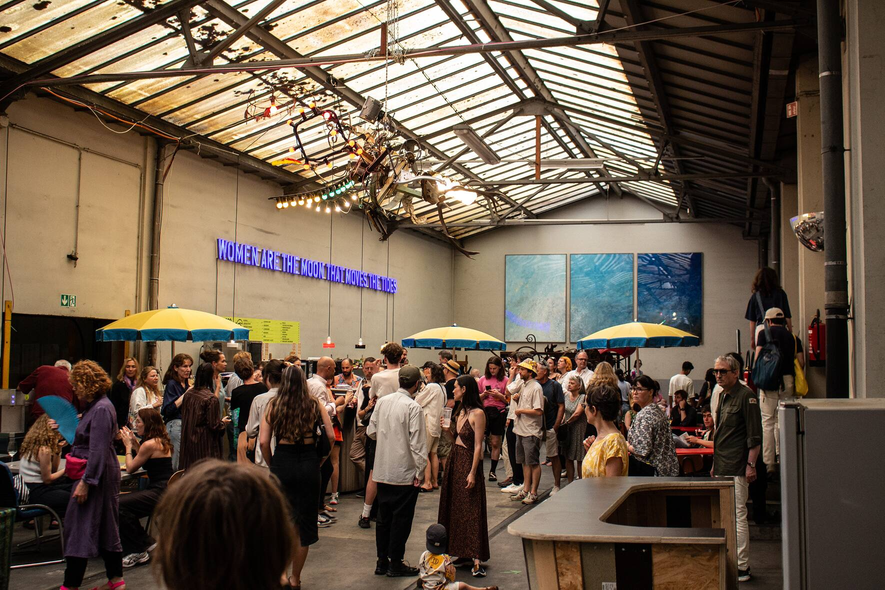 Basel Social Club year 2 (2023), "Factory": set in the former Thomy mayonnaise factory, this large-scale venue hosted nearly 1000 artworks, and drew over 30,000 visitors throughout the week.