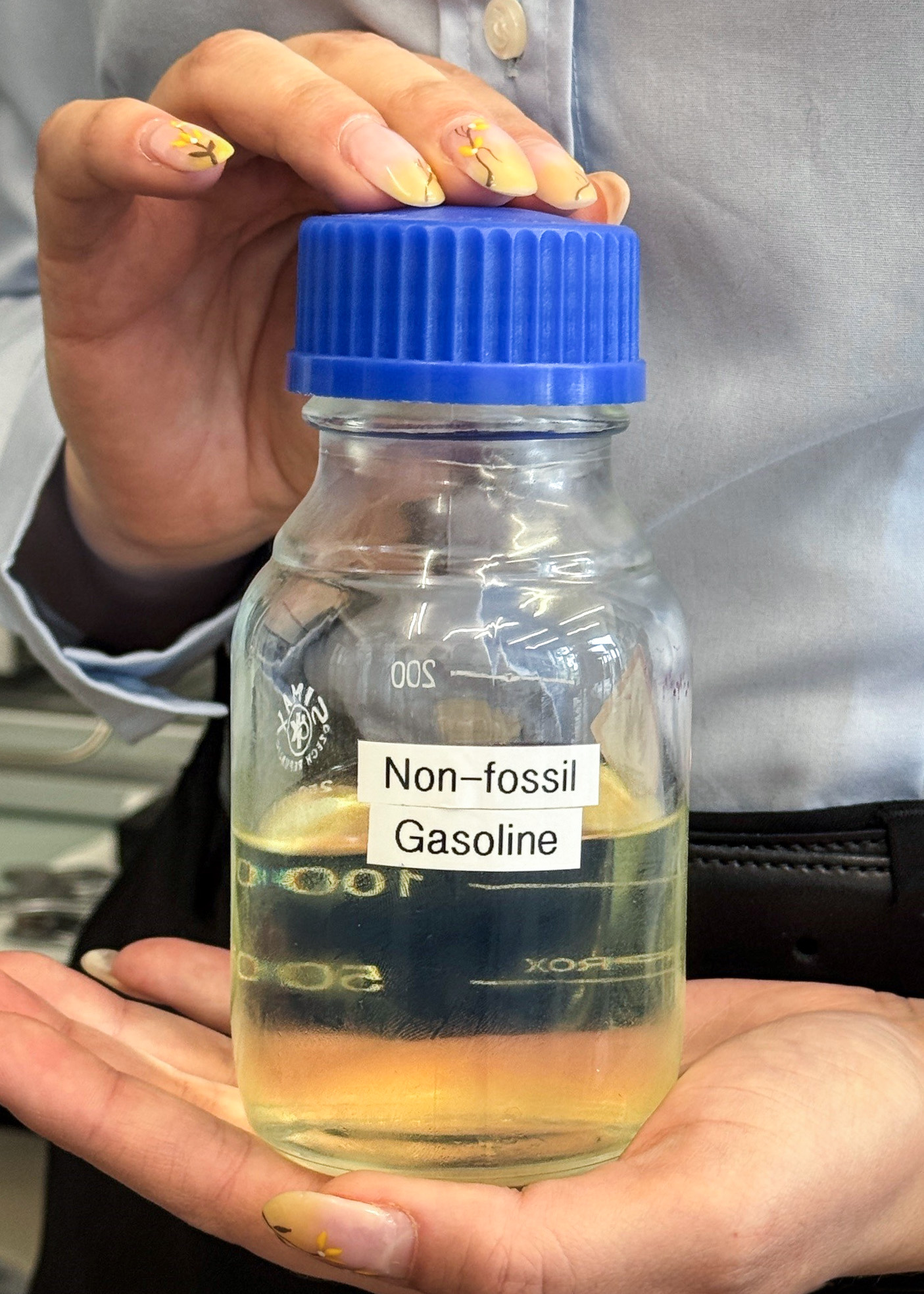 Independent tests have shown that her synthetic fuel already reaches a research octane number (RON) of 95, a key benchmark for standard unleaded petrol.