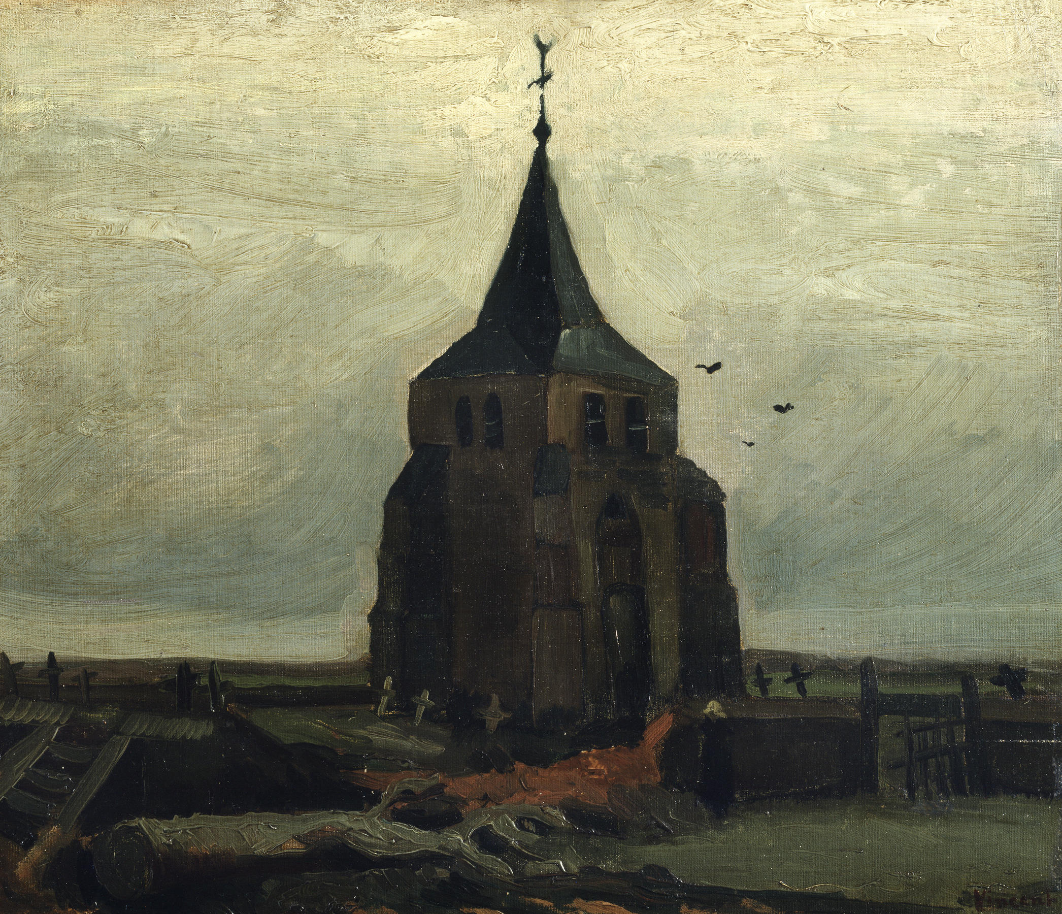 Винсент ван Гог, «Старая башня», 1884 год.