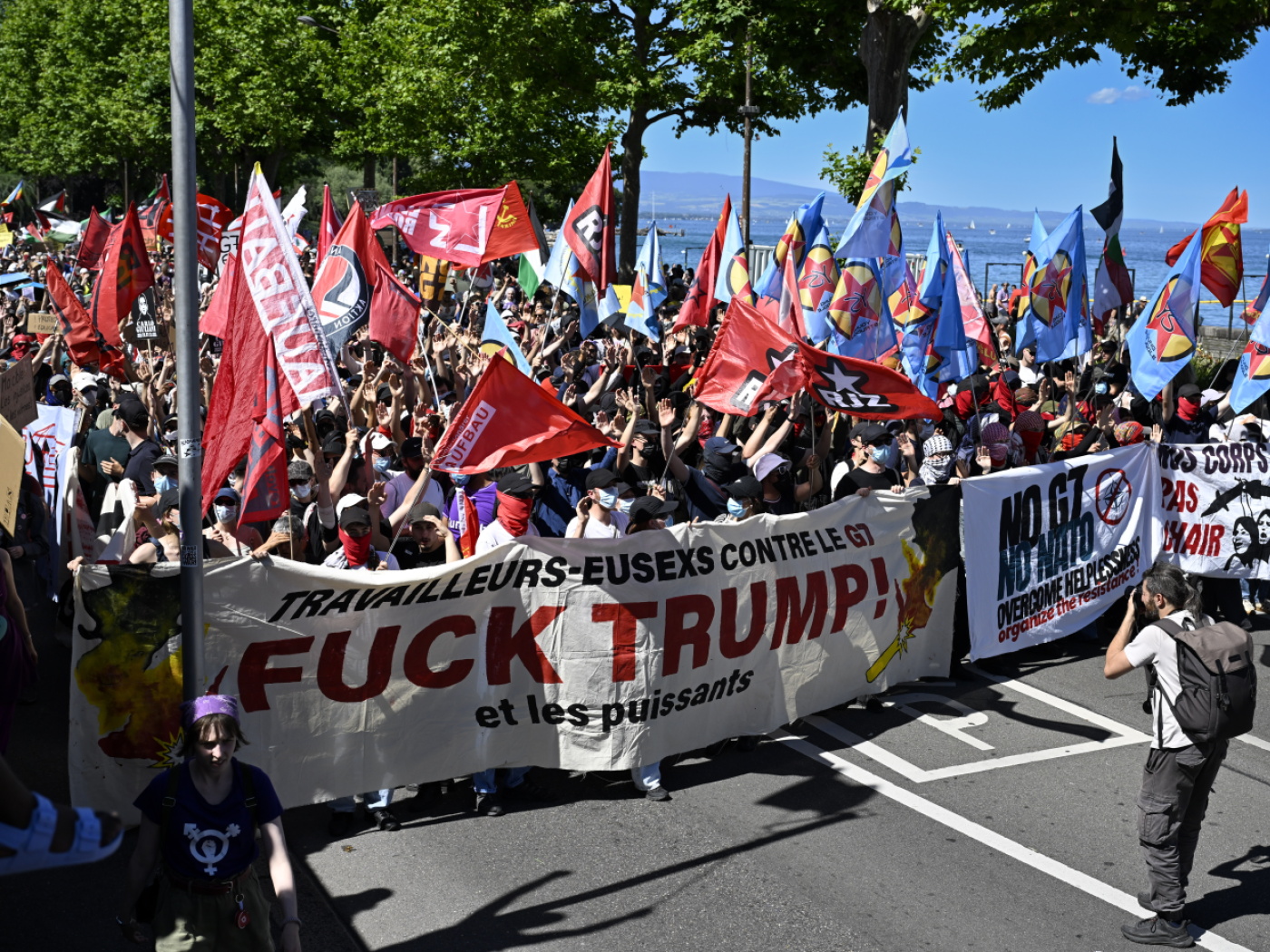 Anti-G7 protest in Geneva: three people taken into custody