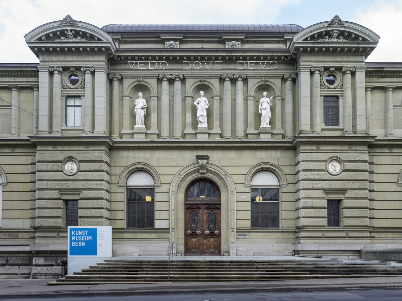 Facade of the Bern Museum of Fine Arts: its renovation project was torpedoed by a coalition of right-wing parties.