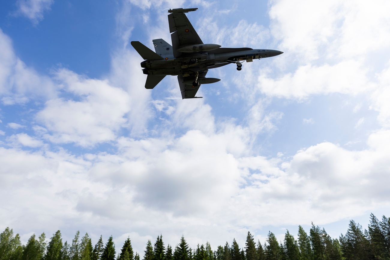 fa18 in volo