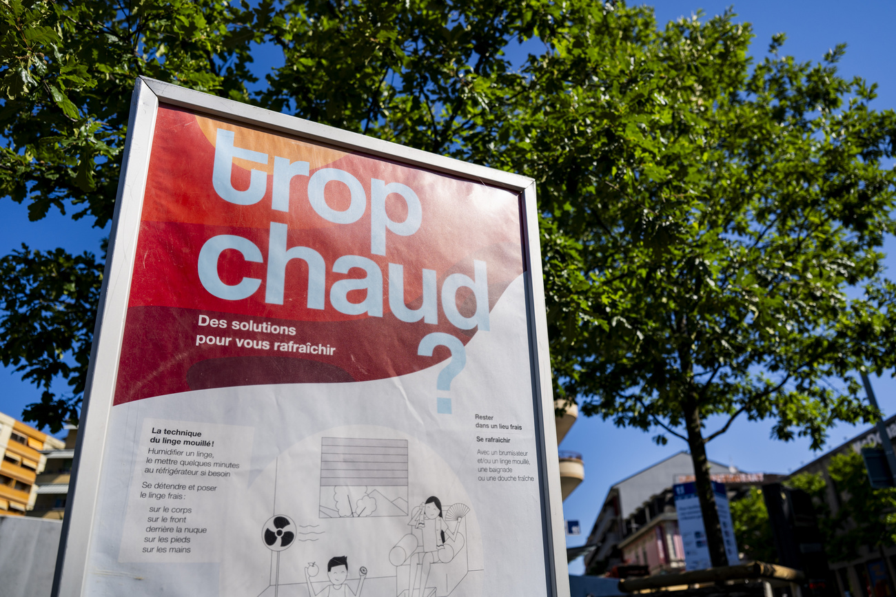 Affiche pour lutter contre la canicule
