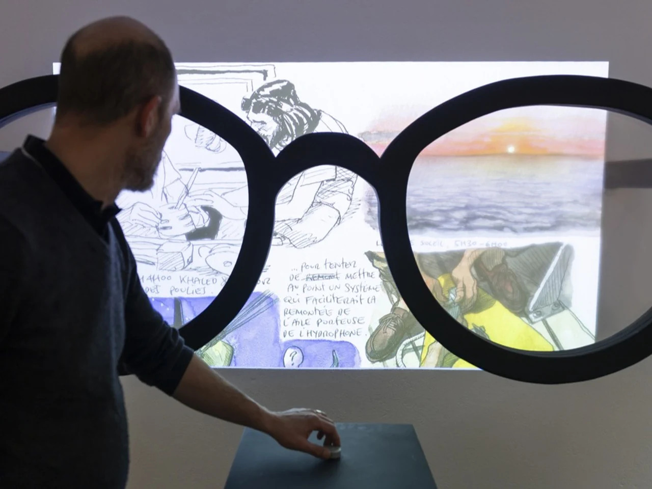 Aktuell zu sehen: die Ausstellung über den Genfer Comic-Künstler Frederik Peeters.