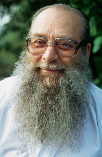 Photo portrait d'homme avec une longue barbe