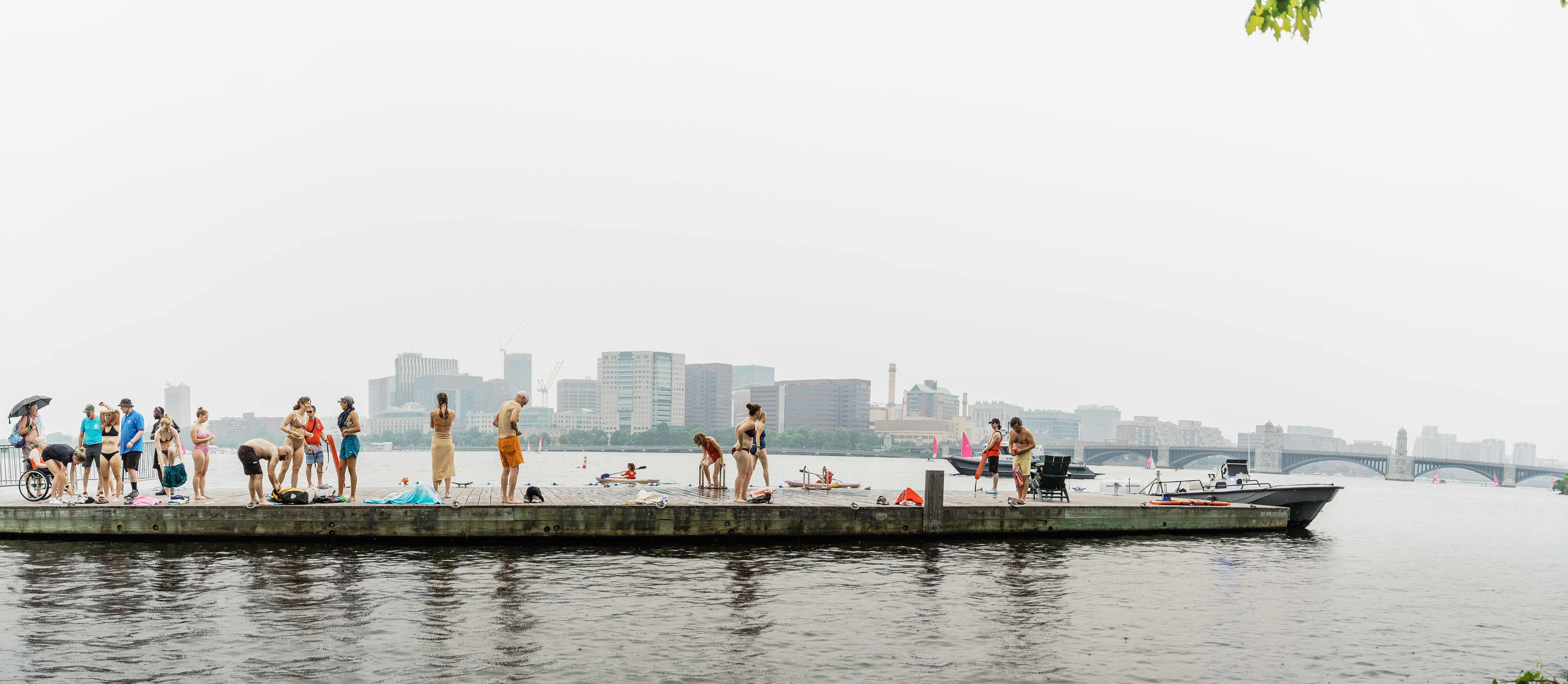 Schwimmen im Charles River