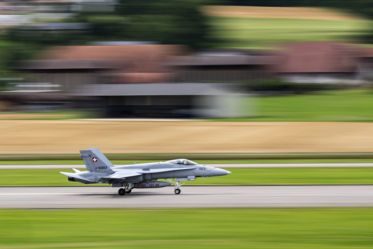 Swiss F/A-18s were supposed to be taken out of service from 2030.