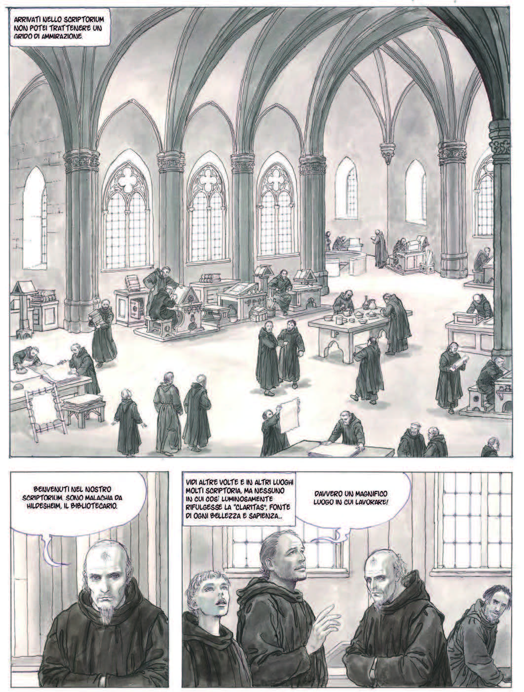 Un disegno a fumetti.