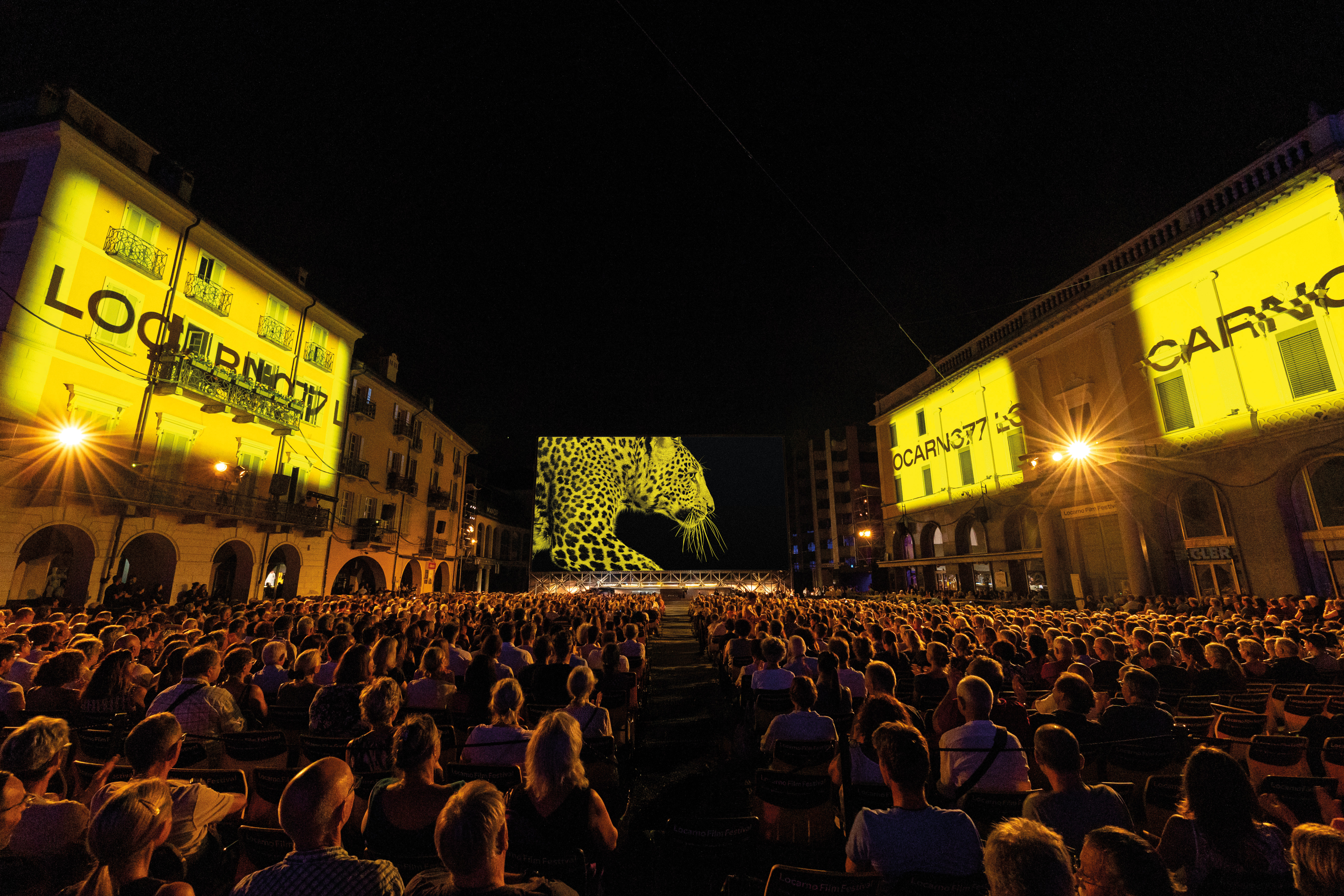 A scene from the Locarno Film Festival