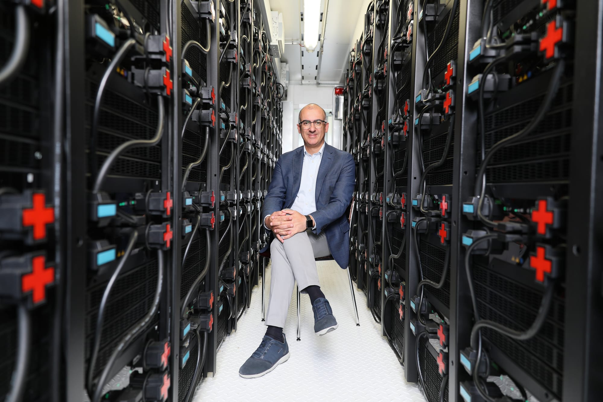 Paolone at the data centre
