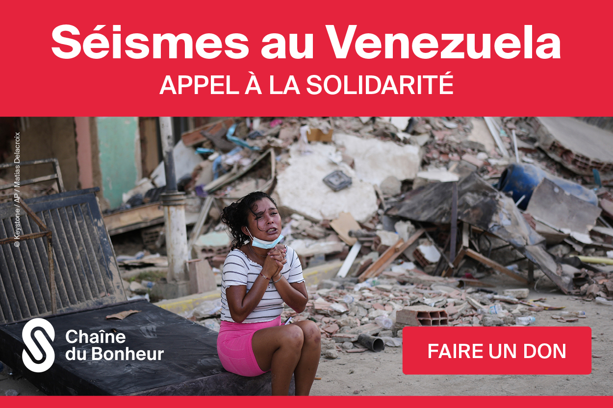 Appel au don pour les victimes du séisme au Venezuela