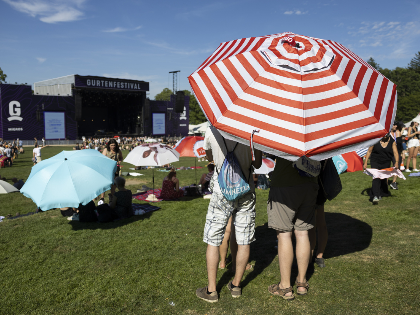 The Gurtenfestival in Bern is gearing up to tackle the heat