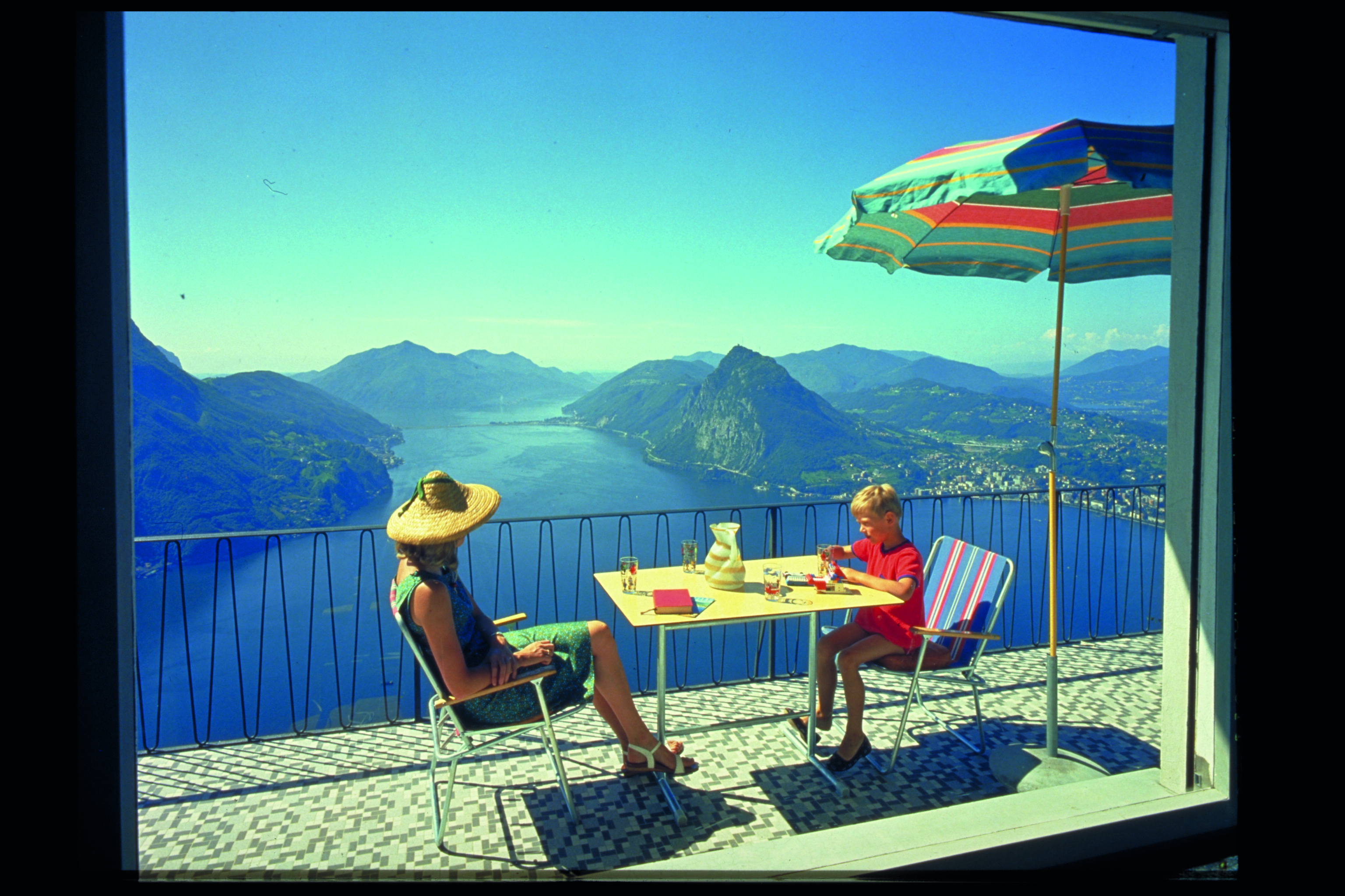 vista sul lago