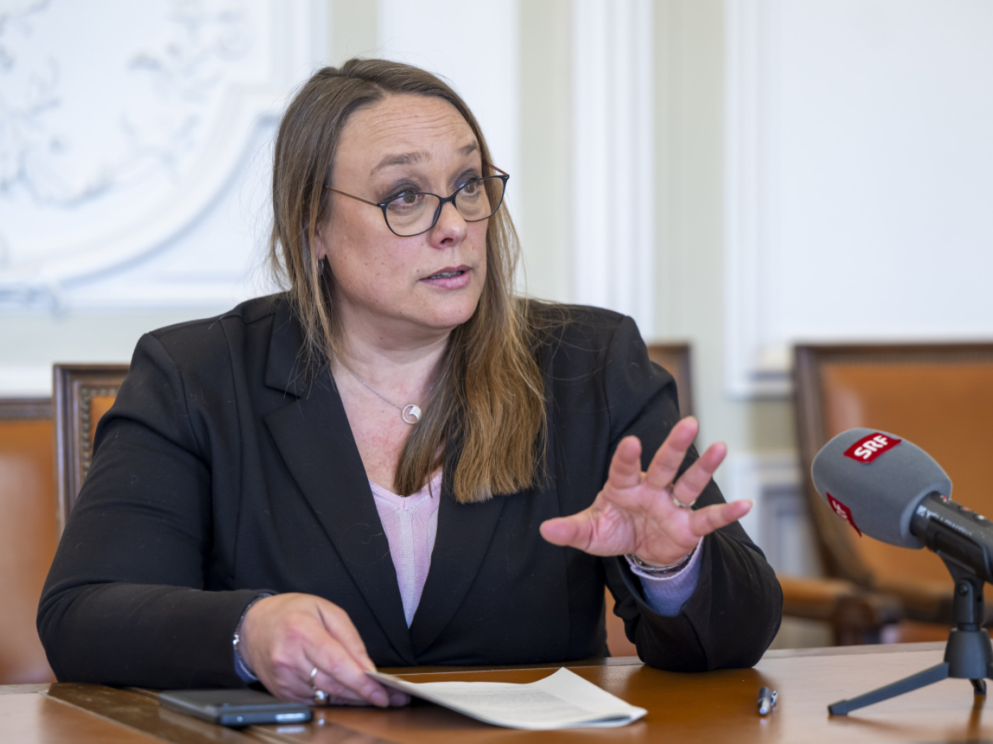 la consigliera di Stato ginevrina Carole-Anne Kast