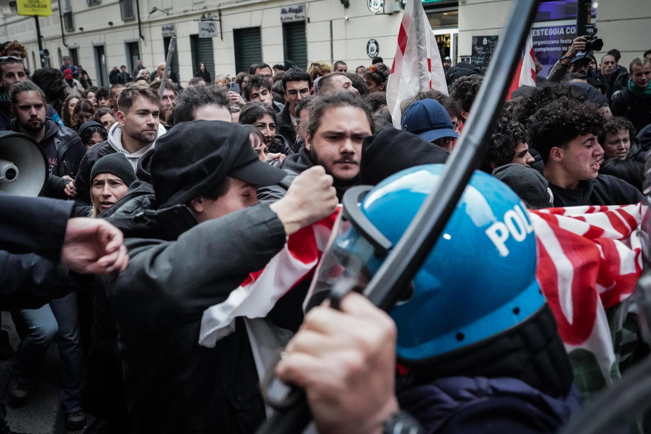 Rioting broke out in Geneva ahead of the G7 summit