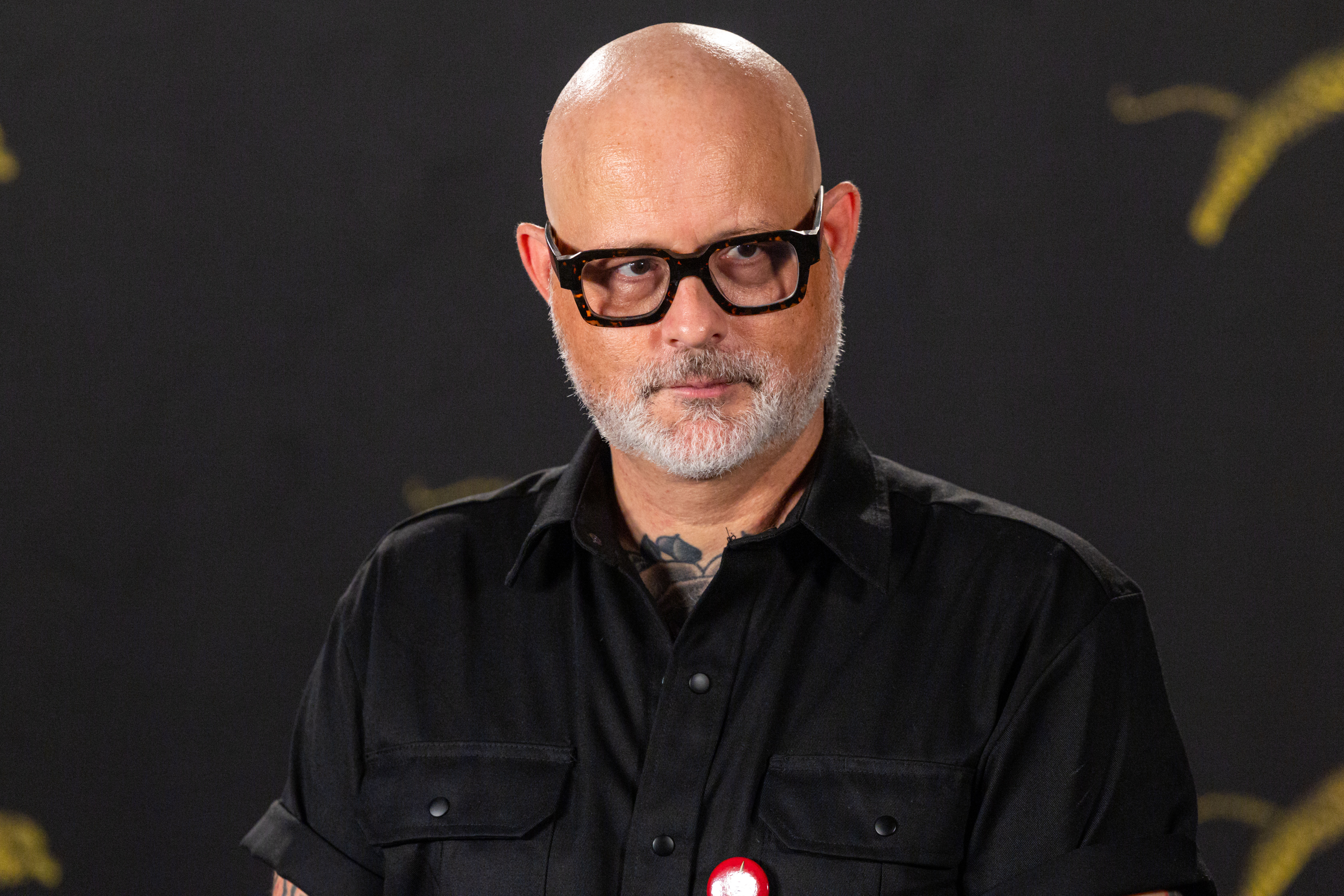 French-Canadian director Denis Côté during a photocall at Locarno Film Festival.