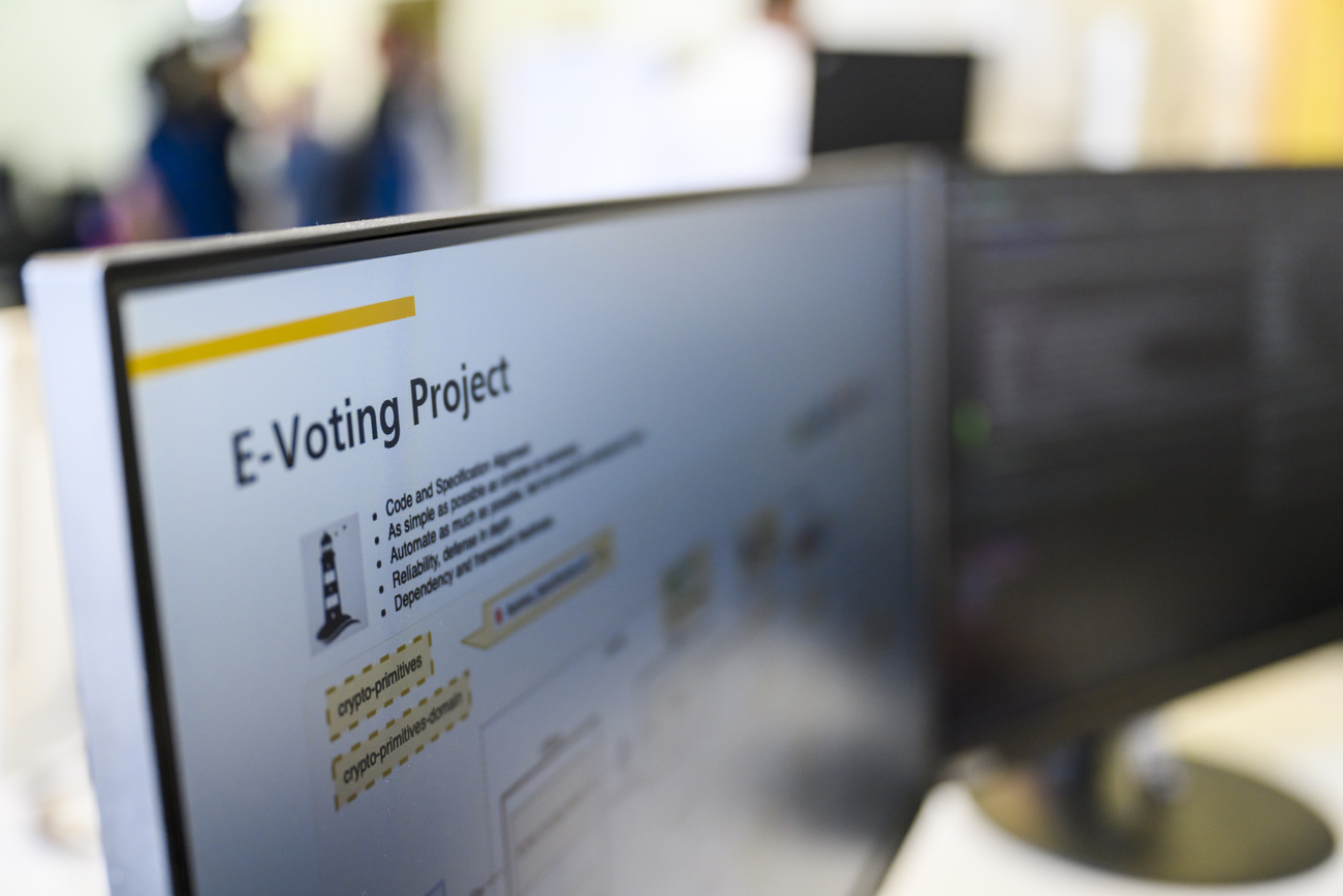 schermata computer con evoting posta