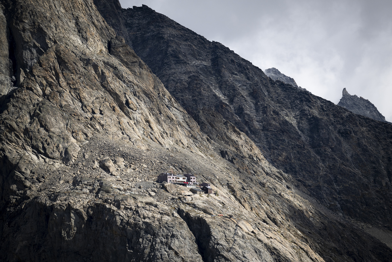 Il rifugio Konkordia.