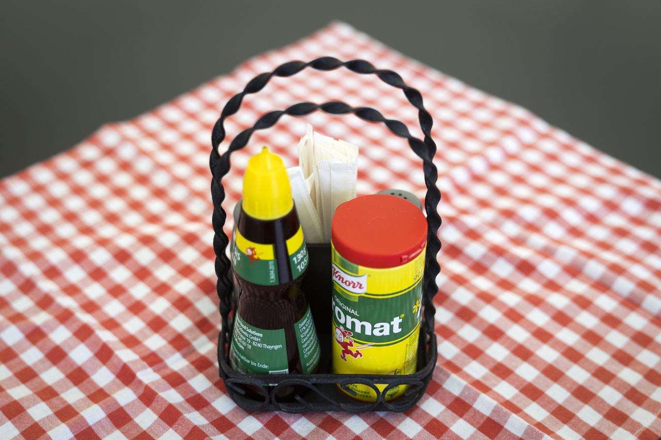 Maggi and Aromat on a table
