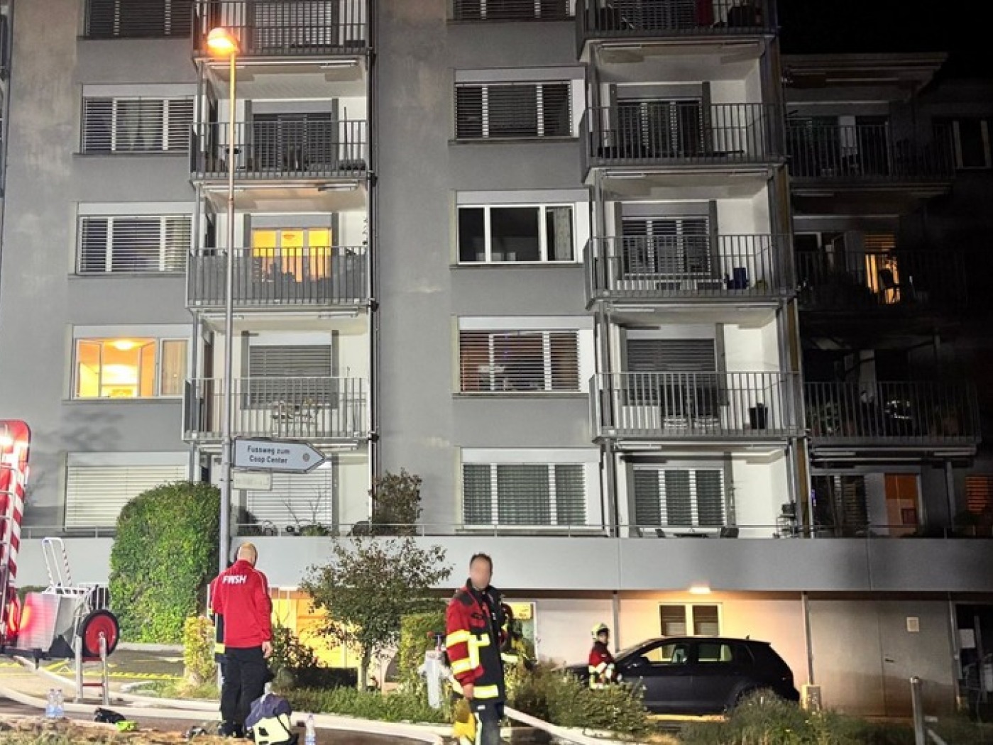 Eleven people injured in a flat fire in Schaffhausen