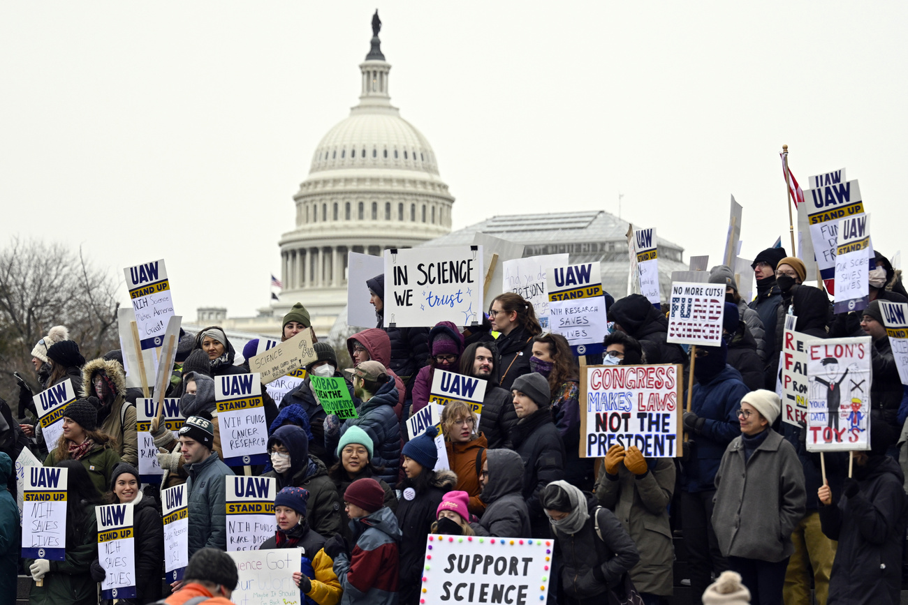 Proteste gegen die Politik der US-Regierung gegenüber der Wissenschaft 2025