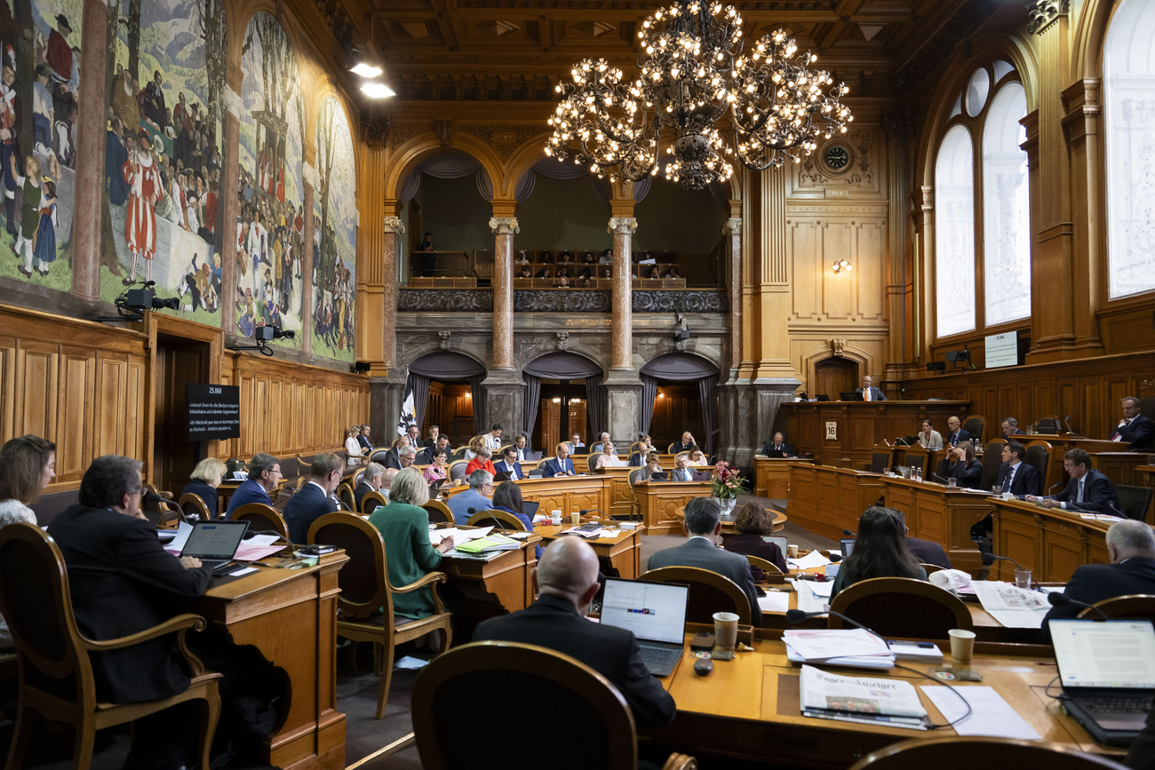 Blick in den Ständerat: Er wird das EU-Vetragswerk als erste Parlamentskammer bearbeiten.