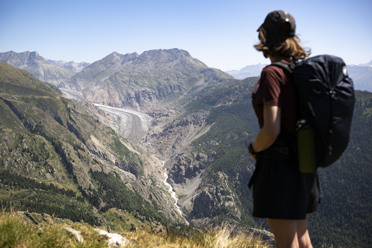 Persona in montagna