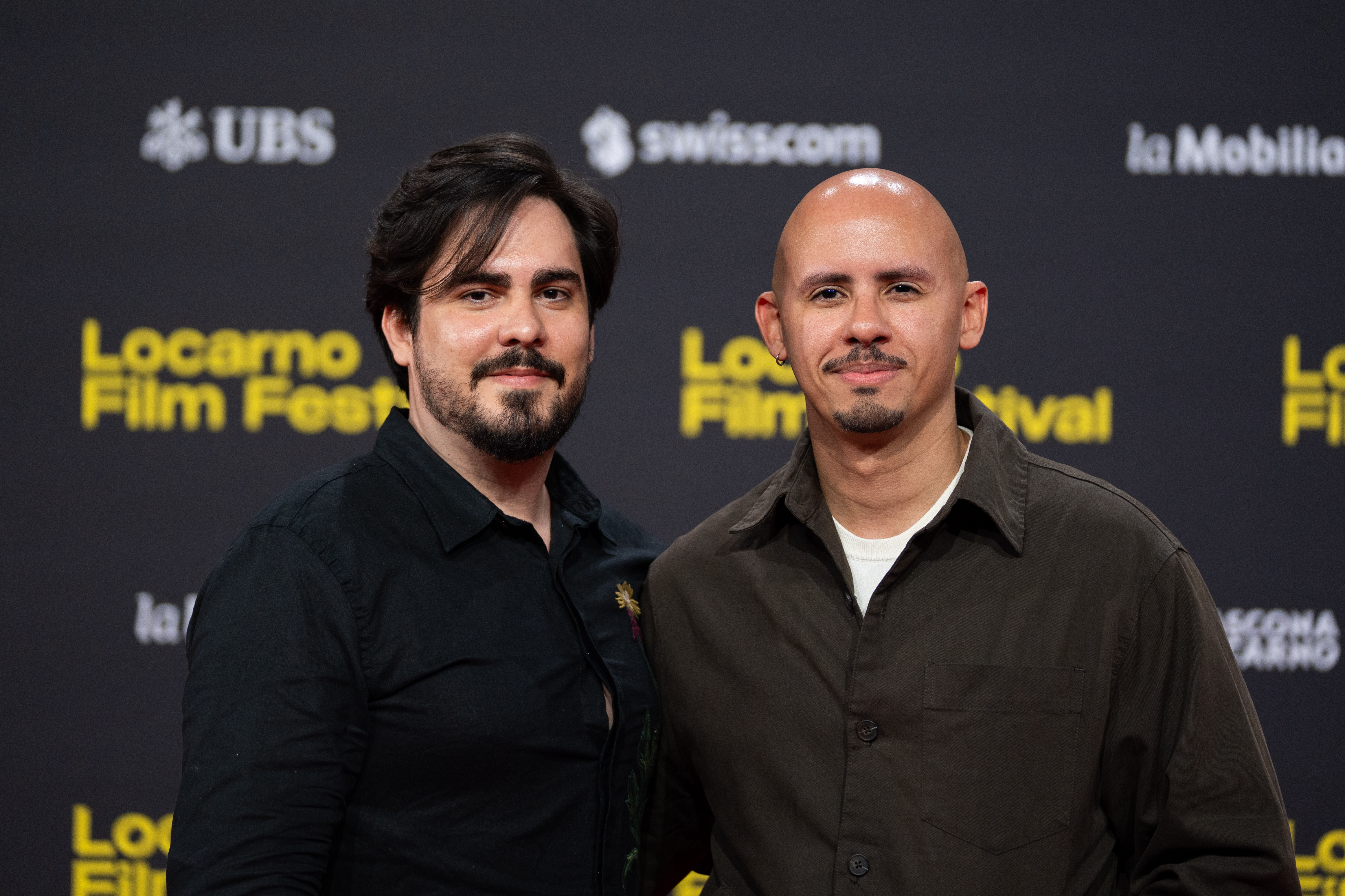 Enock Carvalho and Matheus Farias at Locarno's Red Carpet.