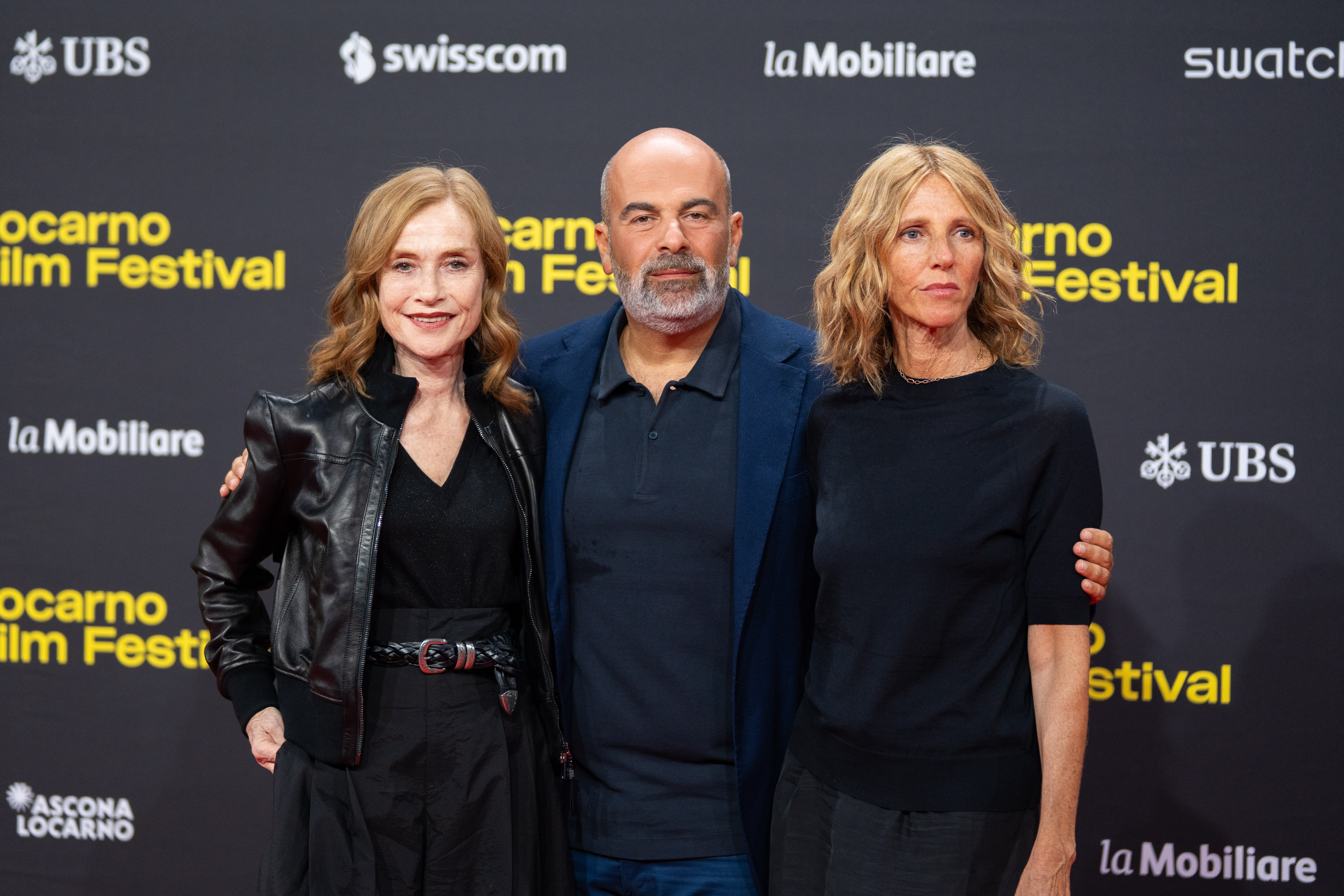 Marc Fitoussi et ses stars sur le tapis rouge de Locarno.