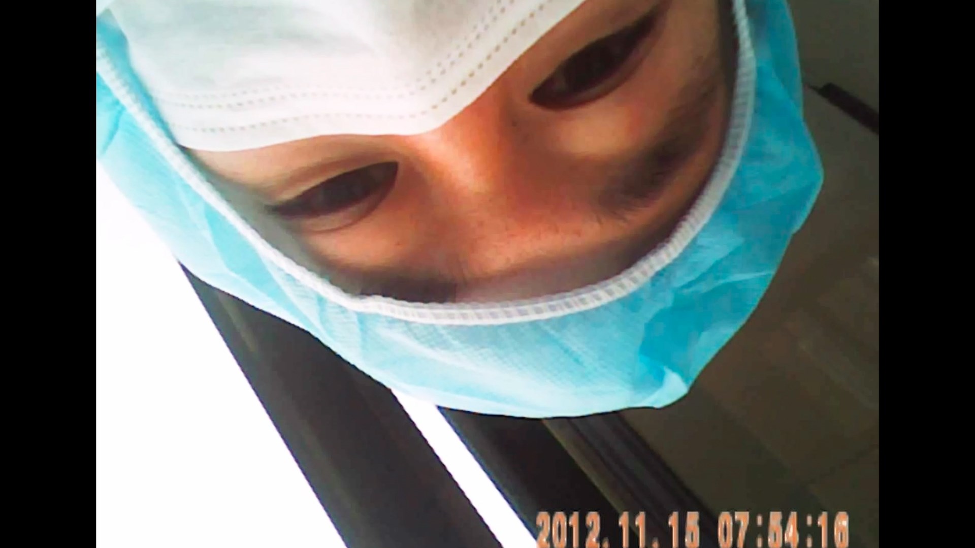 Ana Vaz used footage done with a watch by an anonymous worker at the decontamination operation at Fukushima.