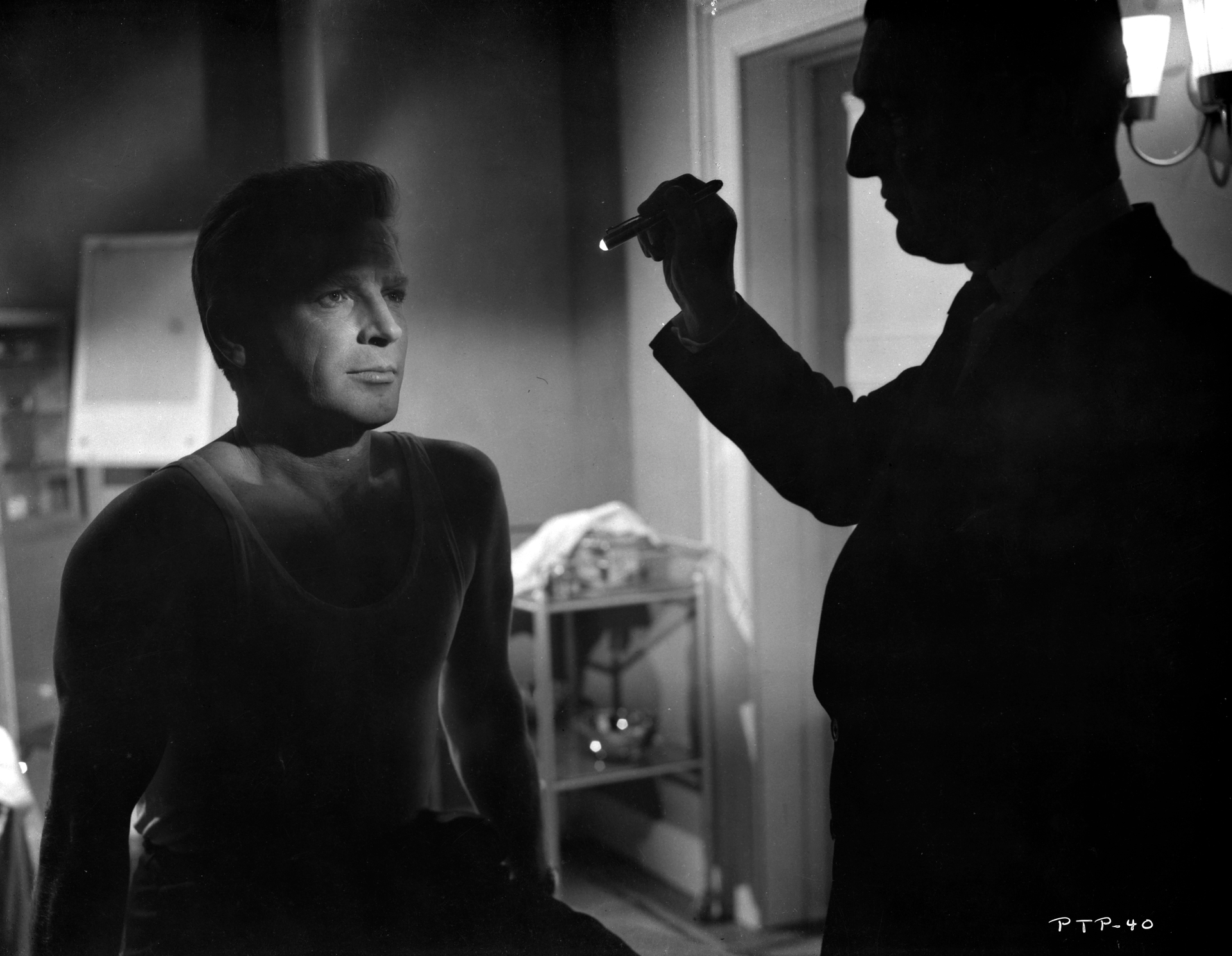 Richard Basehart in a scene of "The Intimate Stranger". The film was a way for director Joseph Losey, in his UK exile, to come to terms with the terror he was subject to in the United States.
