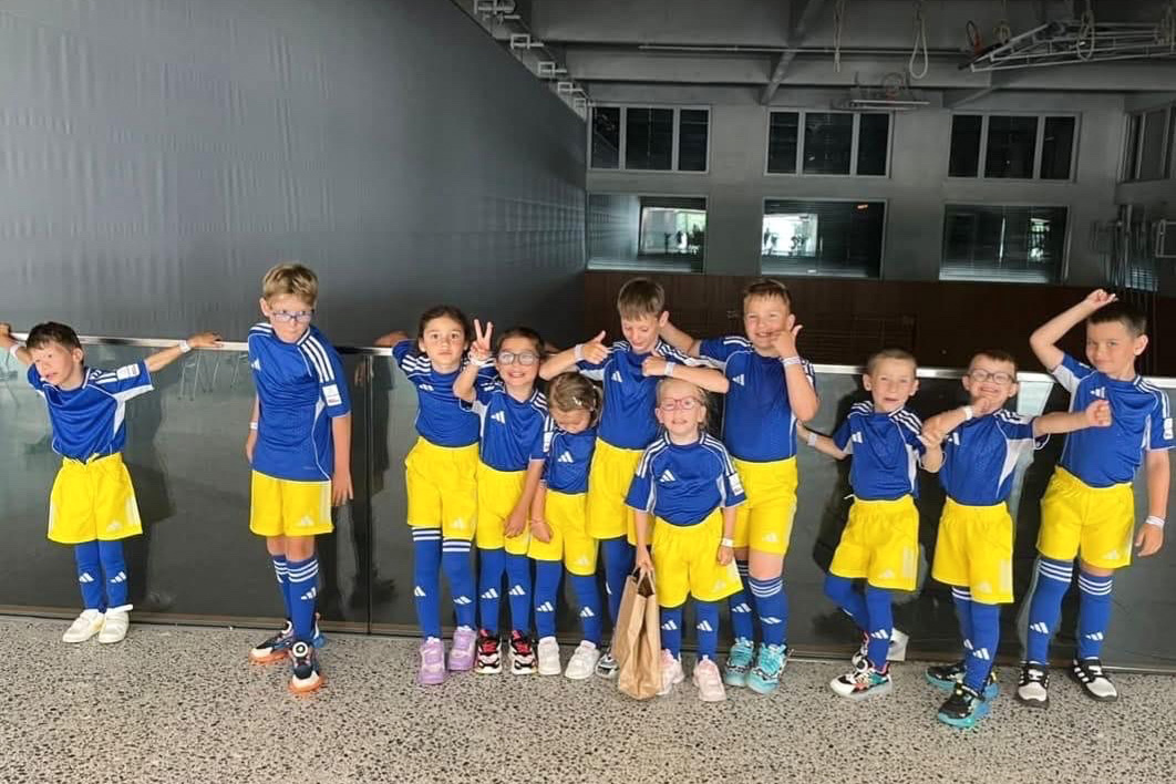 Boys and girls from the Mariupol children’s home evacuated to Switzerland.