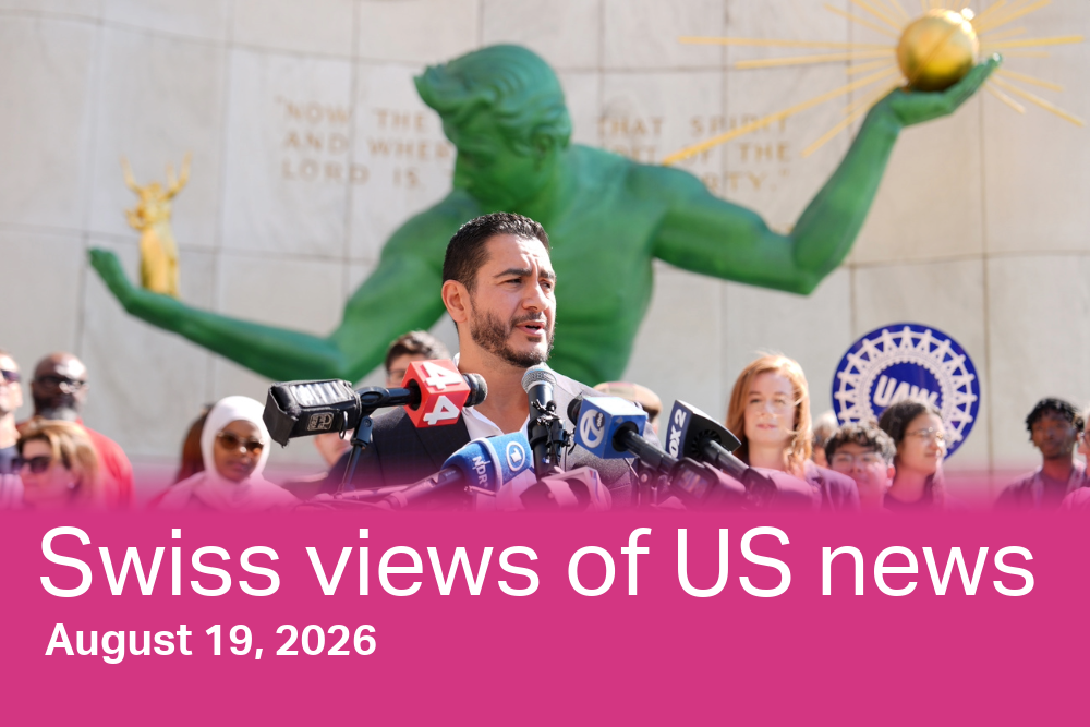 Abdul El-Sayed speaks after winning the Democratic nomination for US Senate in Michigan.