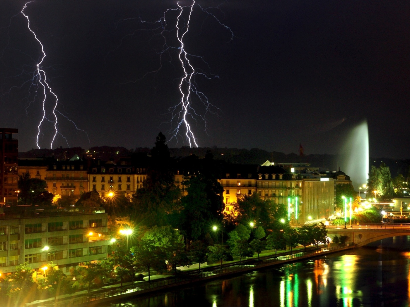 A power cut affected 14,000 households in Geneva